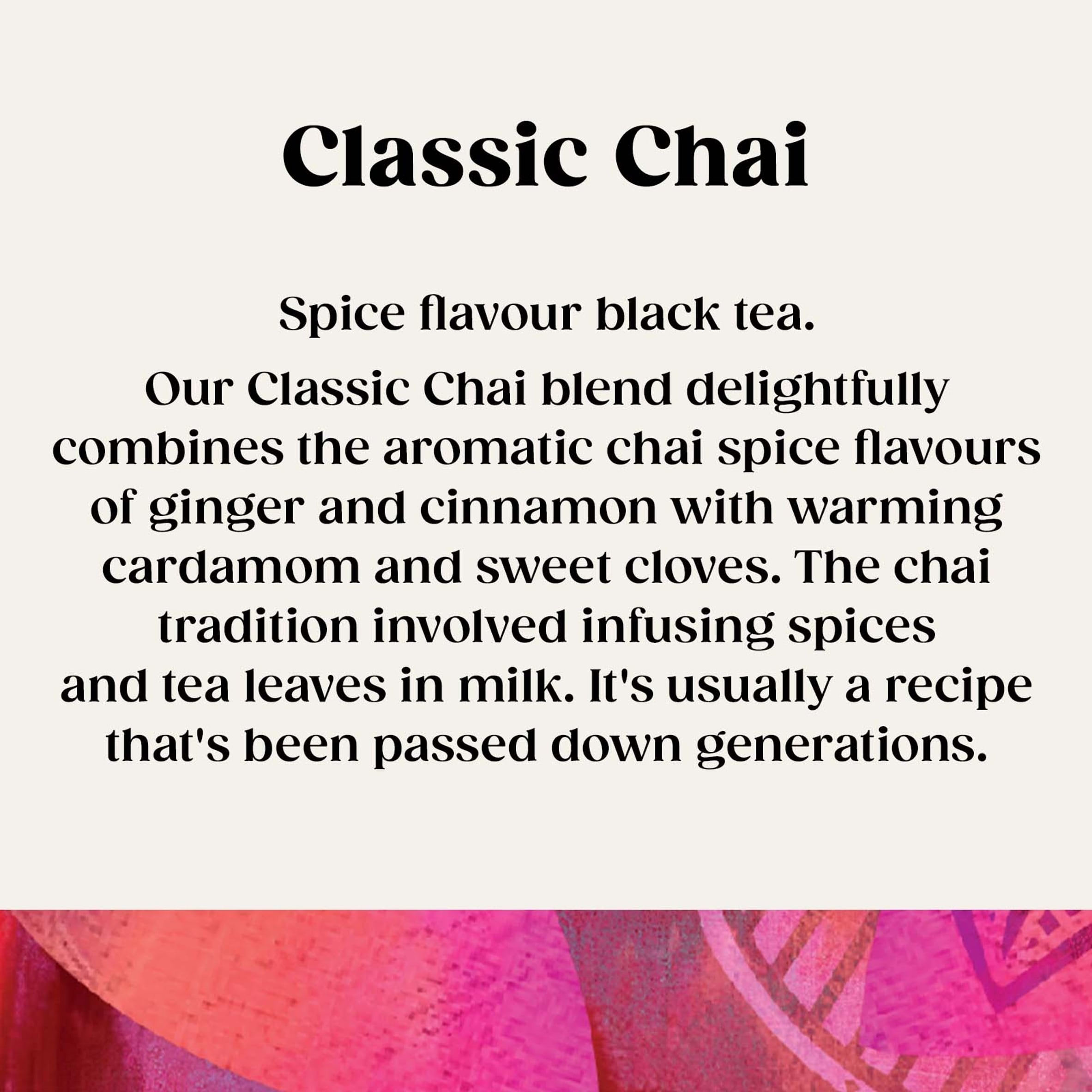 Twinings Classic Chai 20 Tea Bags 40g thumbnail 2