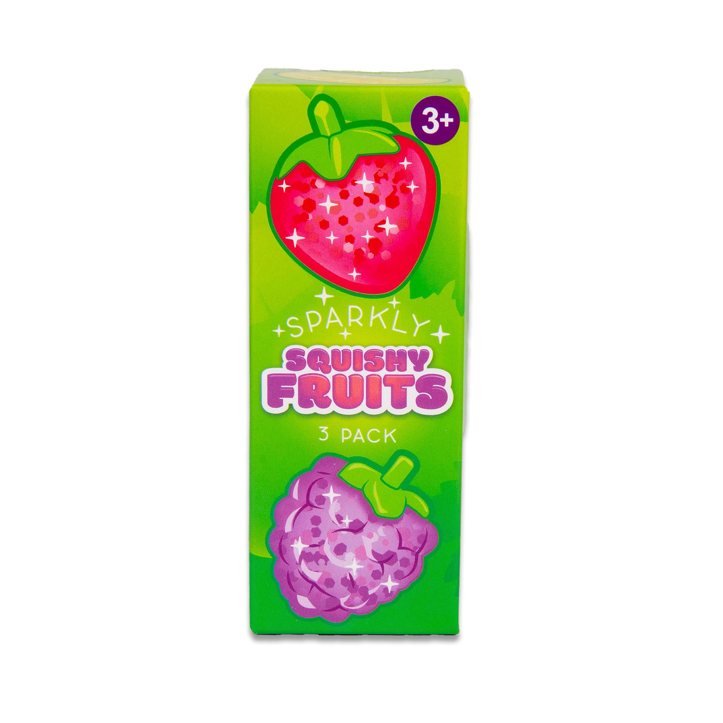 HGL SPARKLY Squishy Fruit 3 Pack