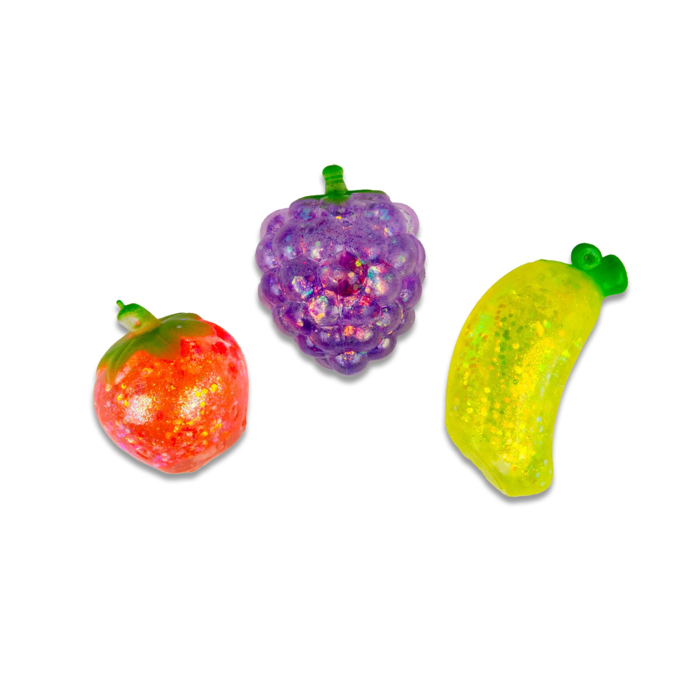 HGL SPARKLY Squishy Fruit 3 Pack thumbnail 2