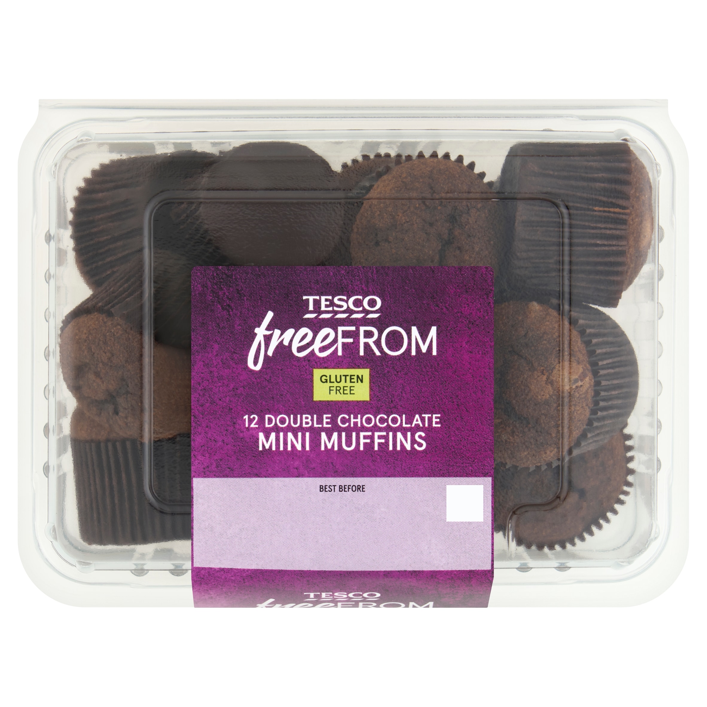 Tesco Free From Gluten Free 12 Double Chocolate Mini Muffins