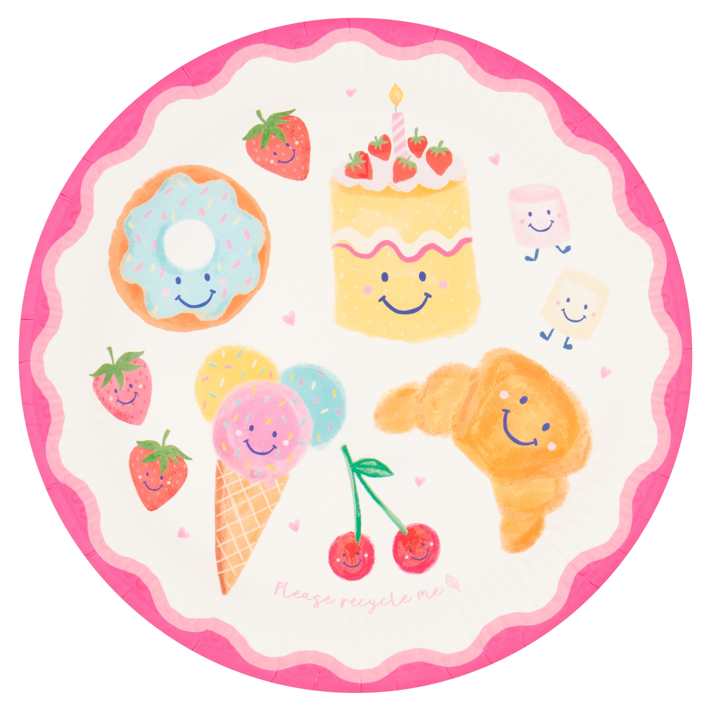 Tesco Sweet Treats Paper Plates 10 Pack