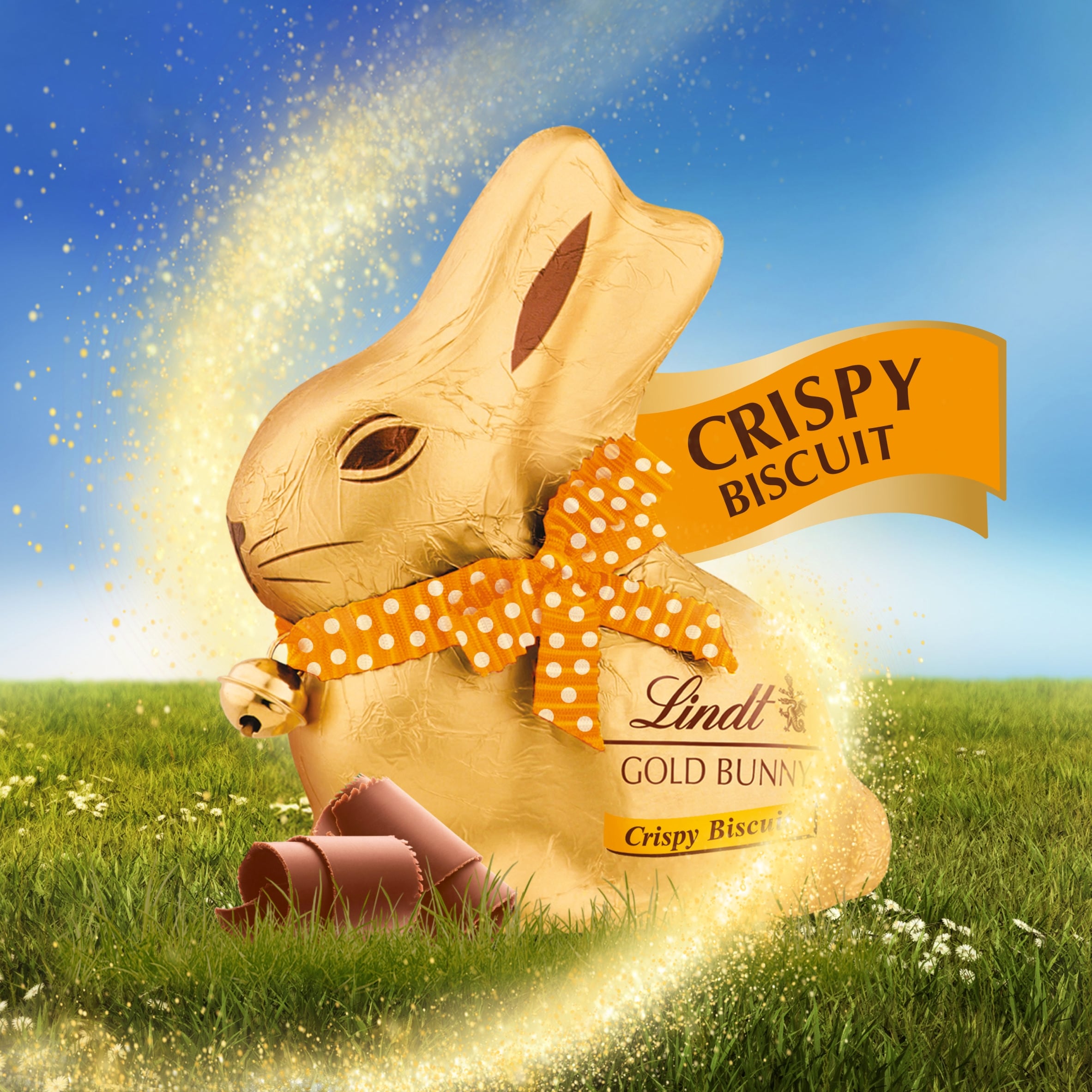 Lindt Gold Bunny with Crispy Biscuit 100g thumbnail 2
