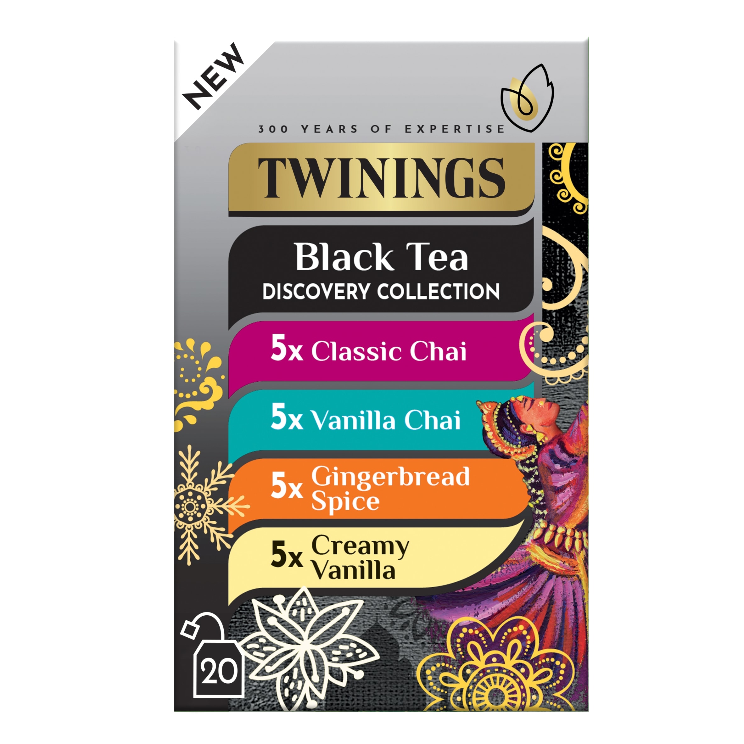 Twinings Black Tea Discovery Collection 20 Tea Bags 40g