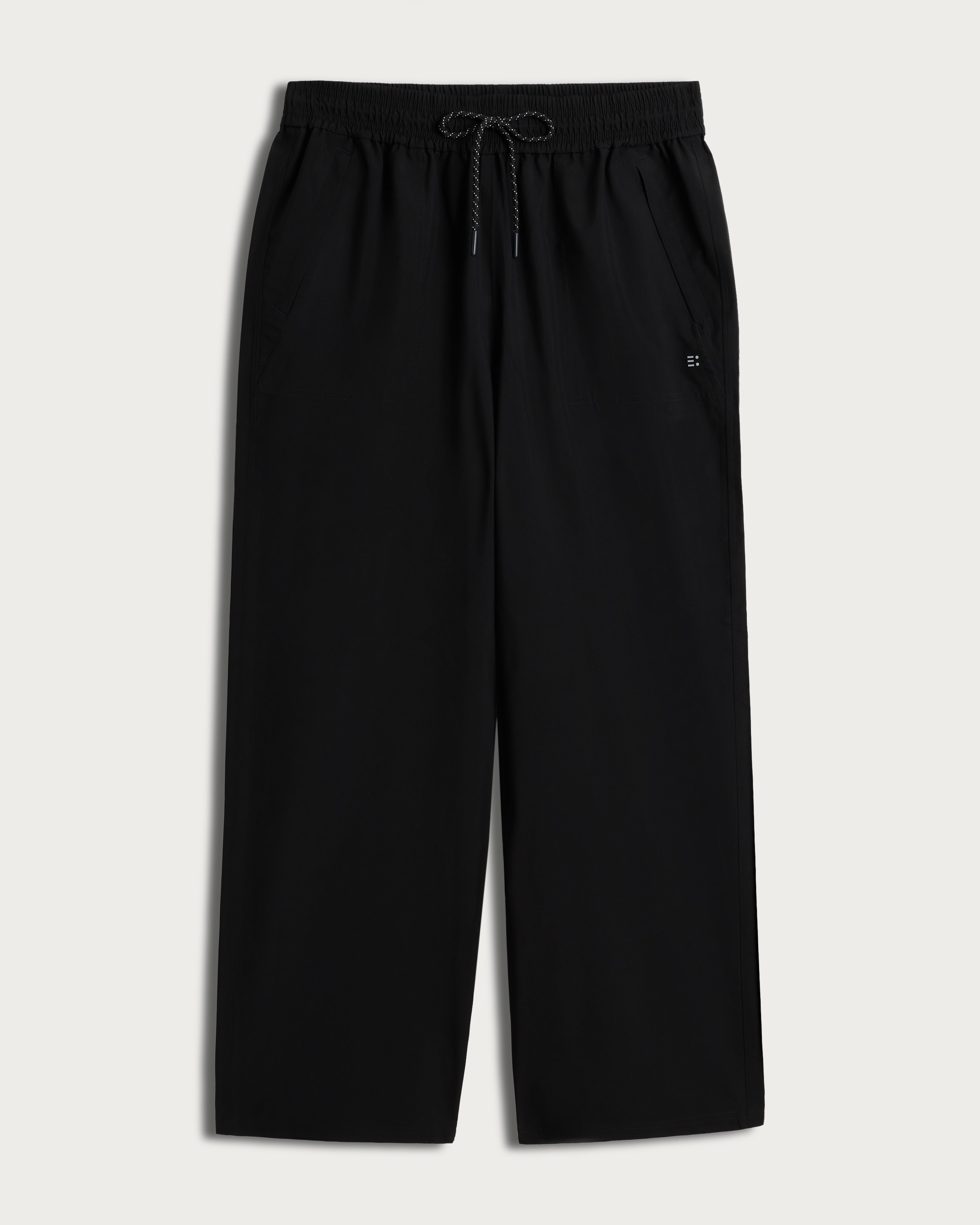 F&F Active OUTDOOR Windproof Wide Leg Trousers in Black thumbnail 4