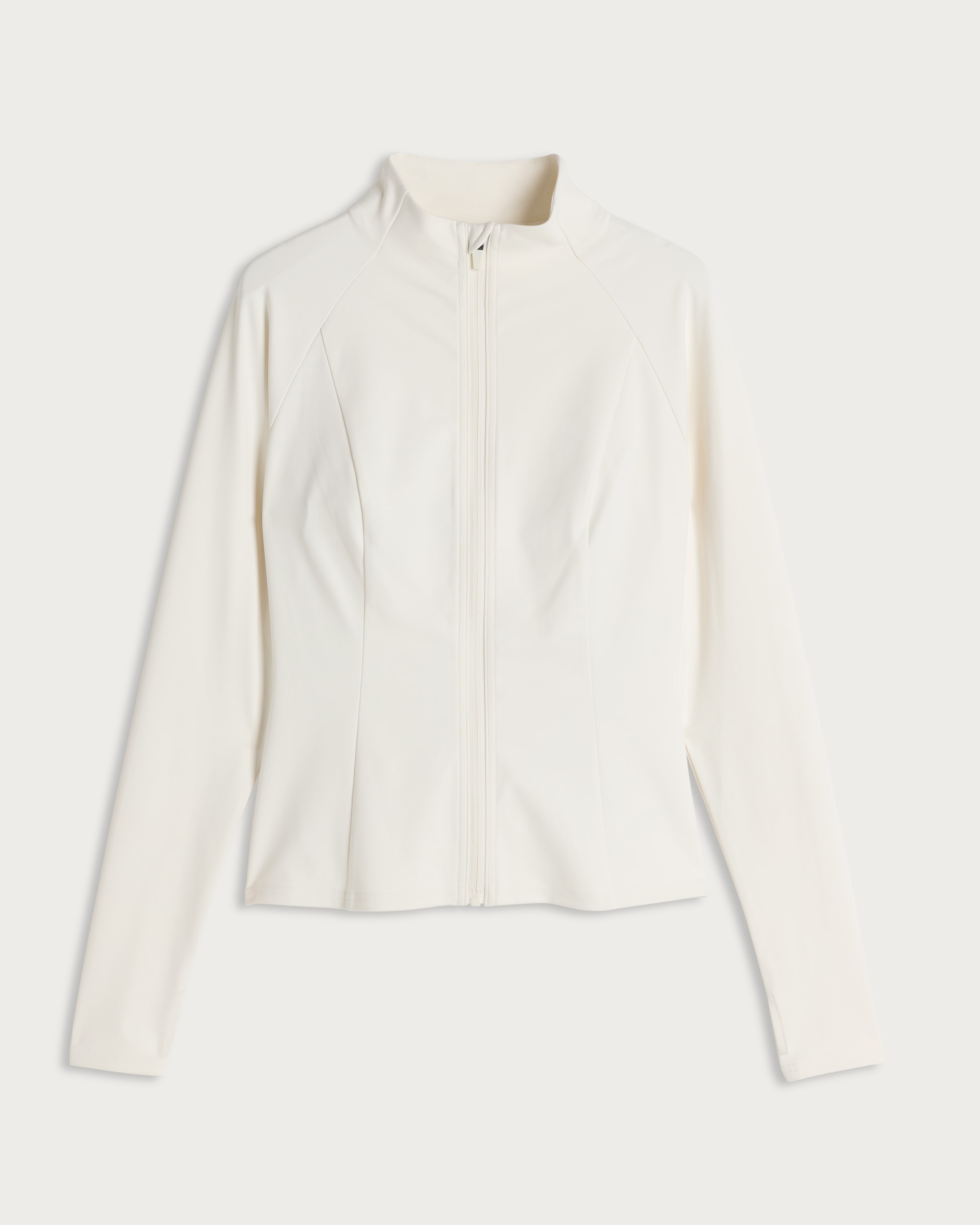 F&F Active EVERYHOUR Zip Up Jacket in Cream thumbnail 4