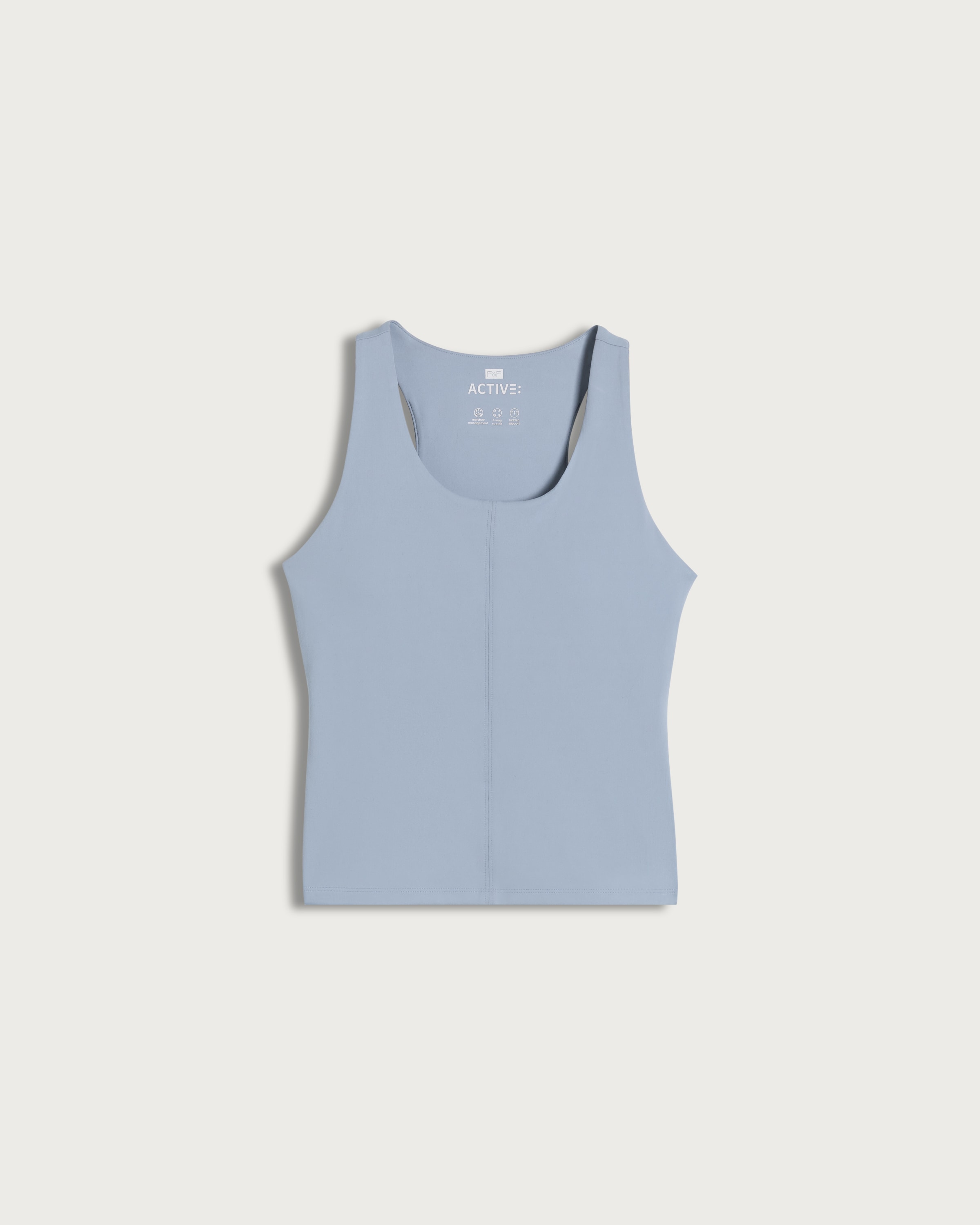 F&F Active EVERYHOUR Racerback Vest in Blue thumbnail 4