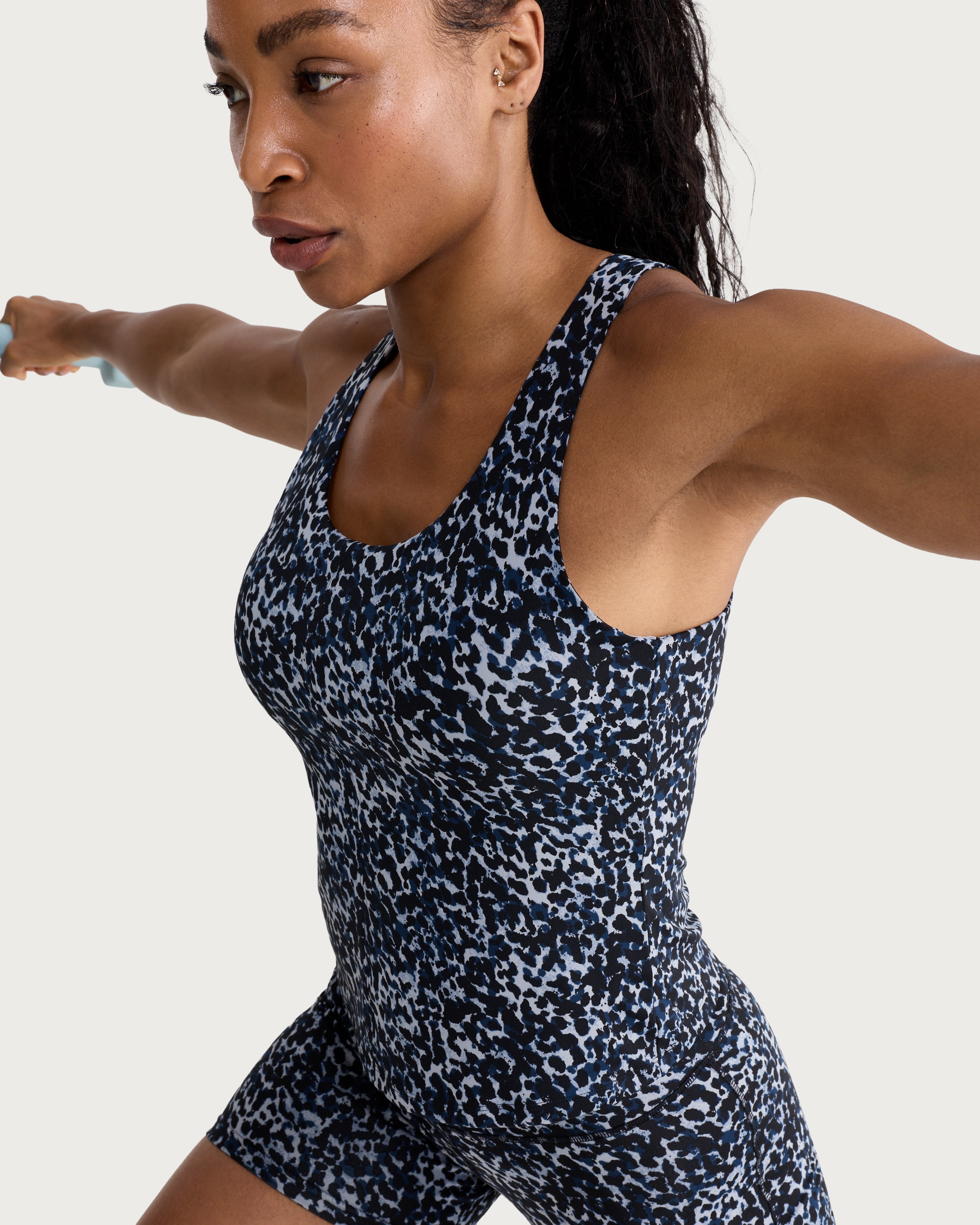 F&F Active EVERYHOUR Racerback Vest in Multi Blue
