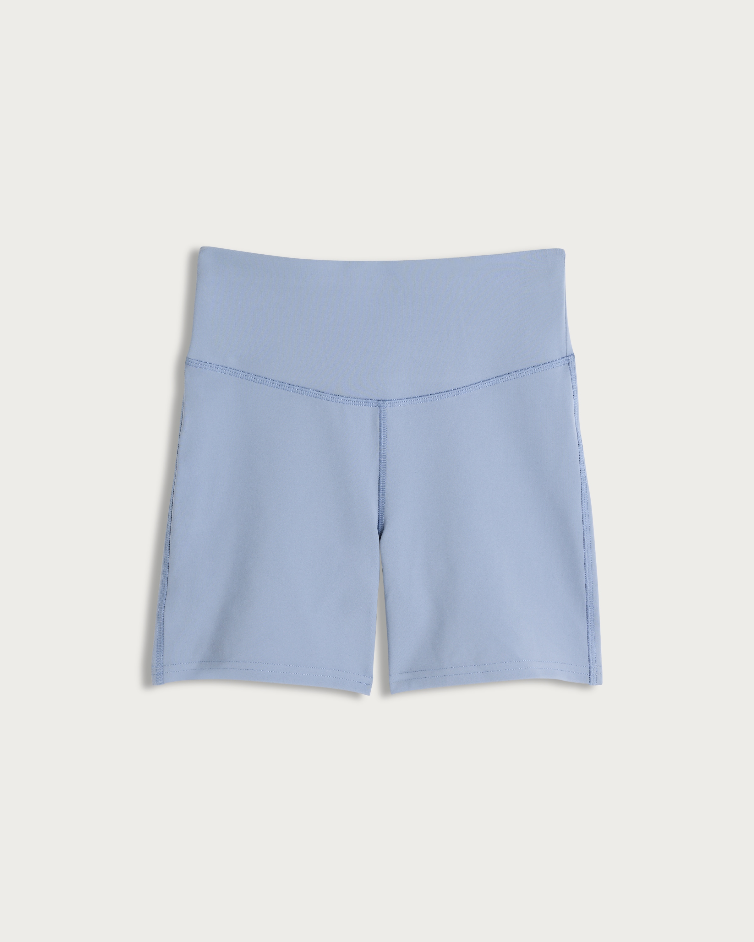 F&F Active EVERYHOUR High Waisted Cycling Shorts in Blue thumbnail 4
