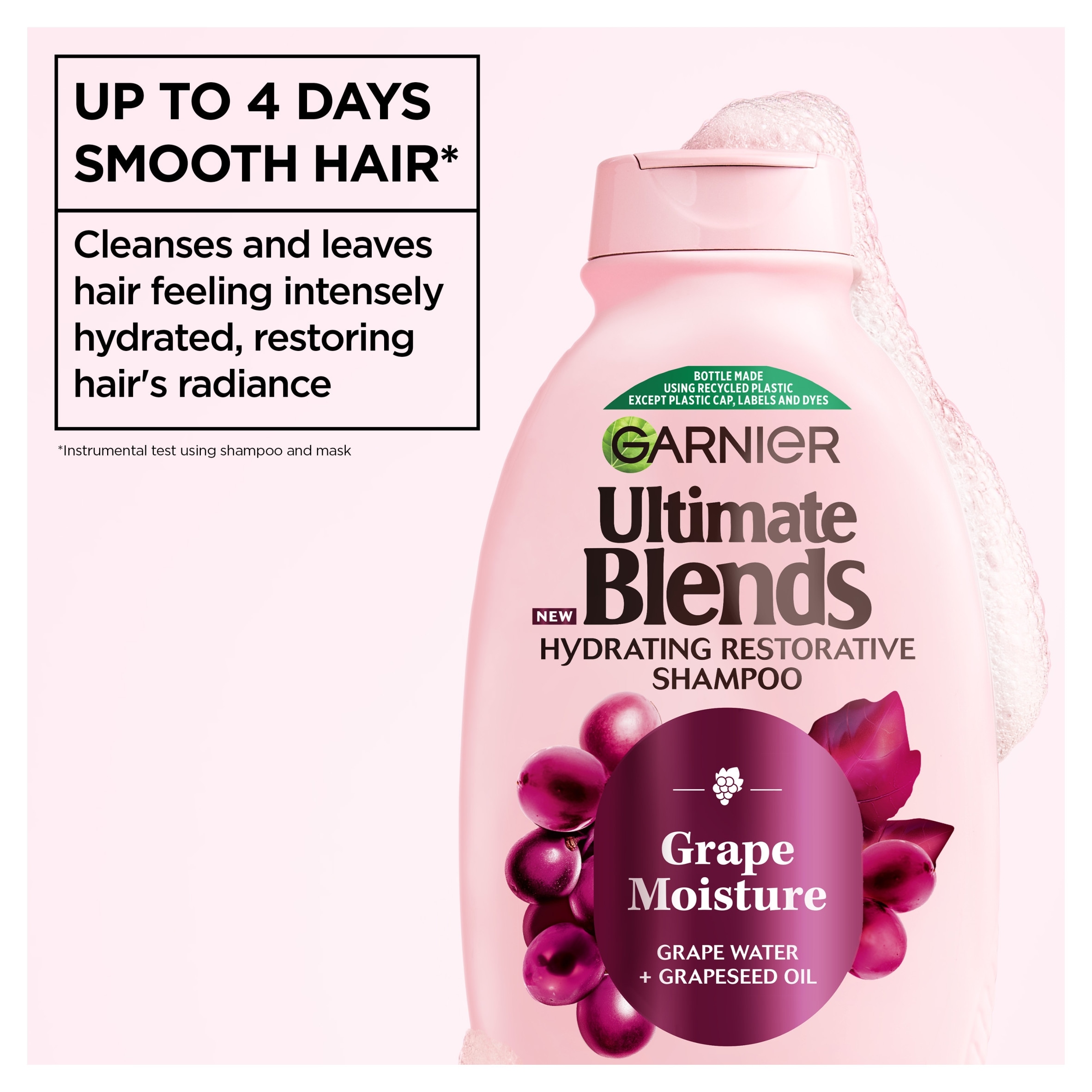 Garnier Ultimate Blends Grape Moisture Shampoo 300ml thumbnail 2