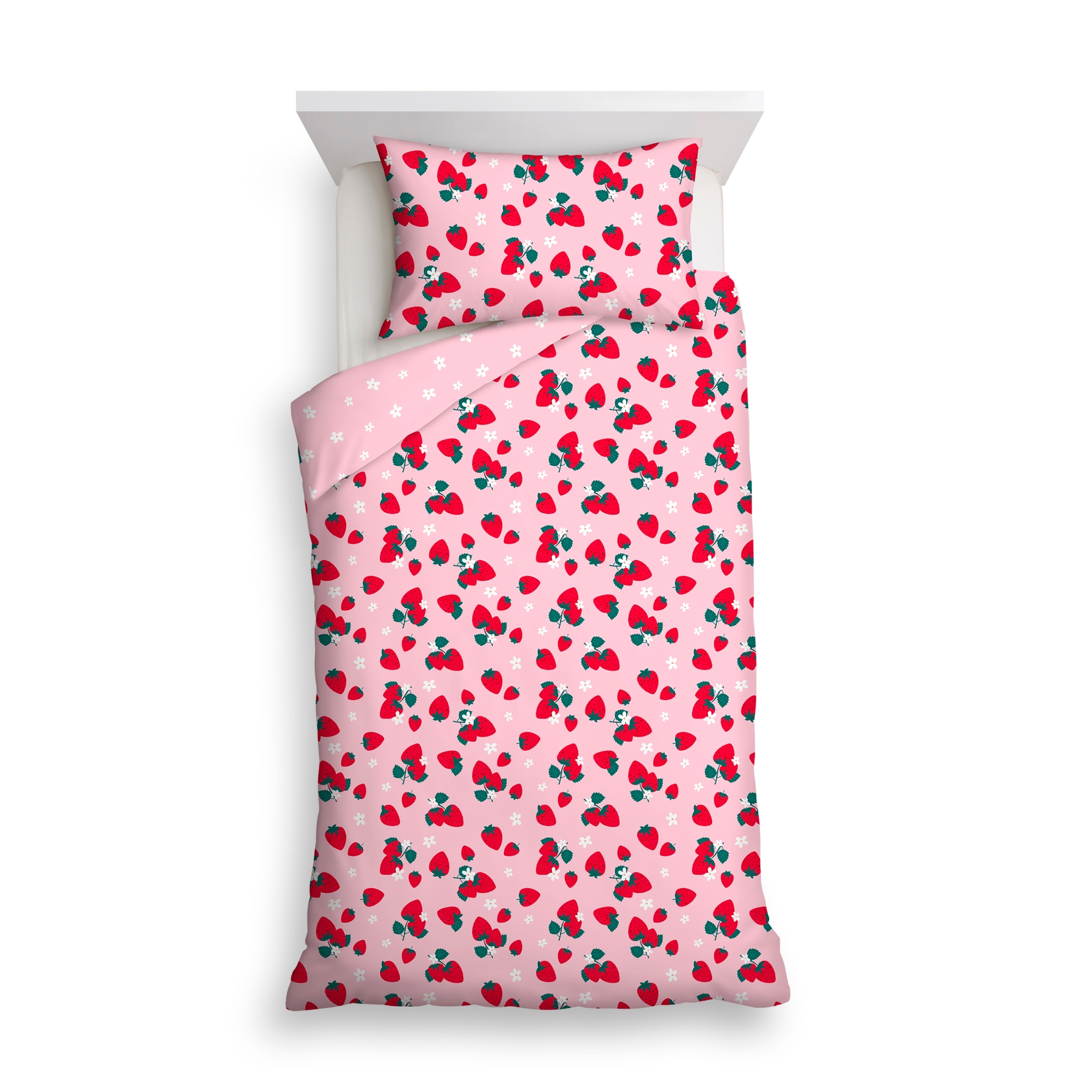 F&F Home Wild Strawberries Duvet Set Single