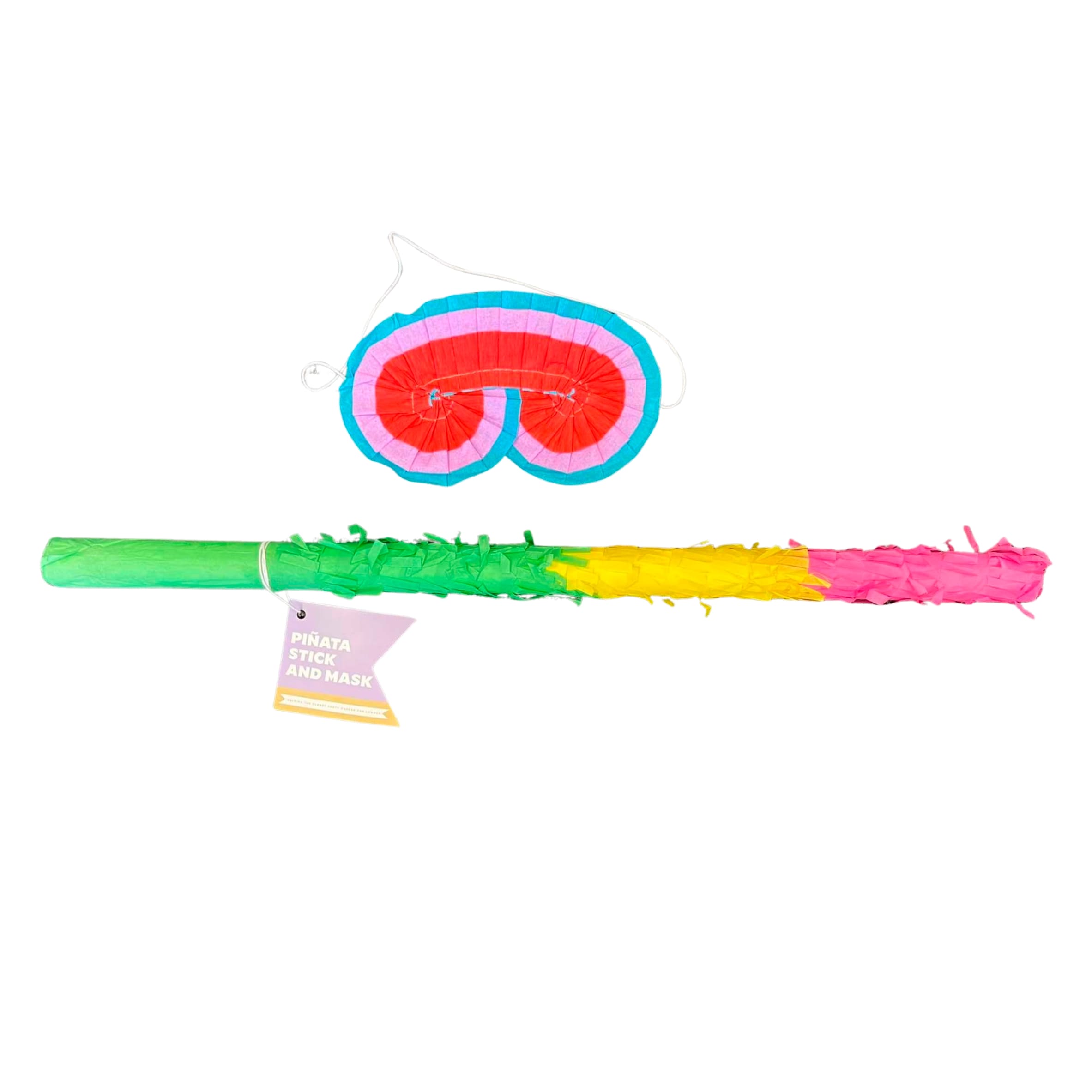 Mad Party Pinata Stick And Mask