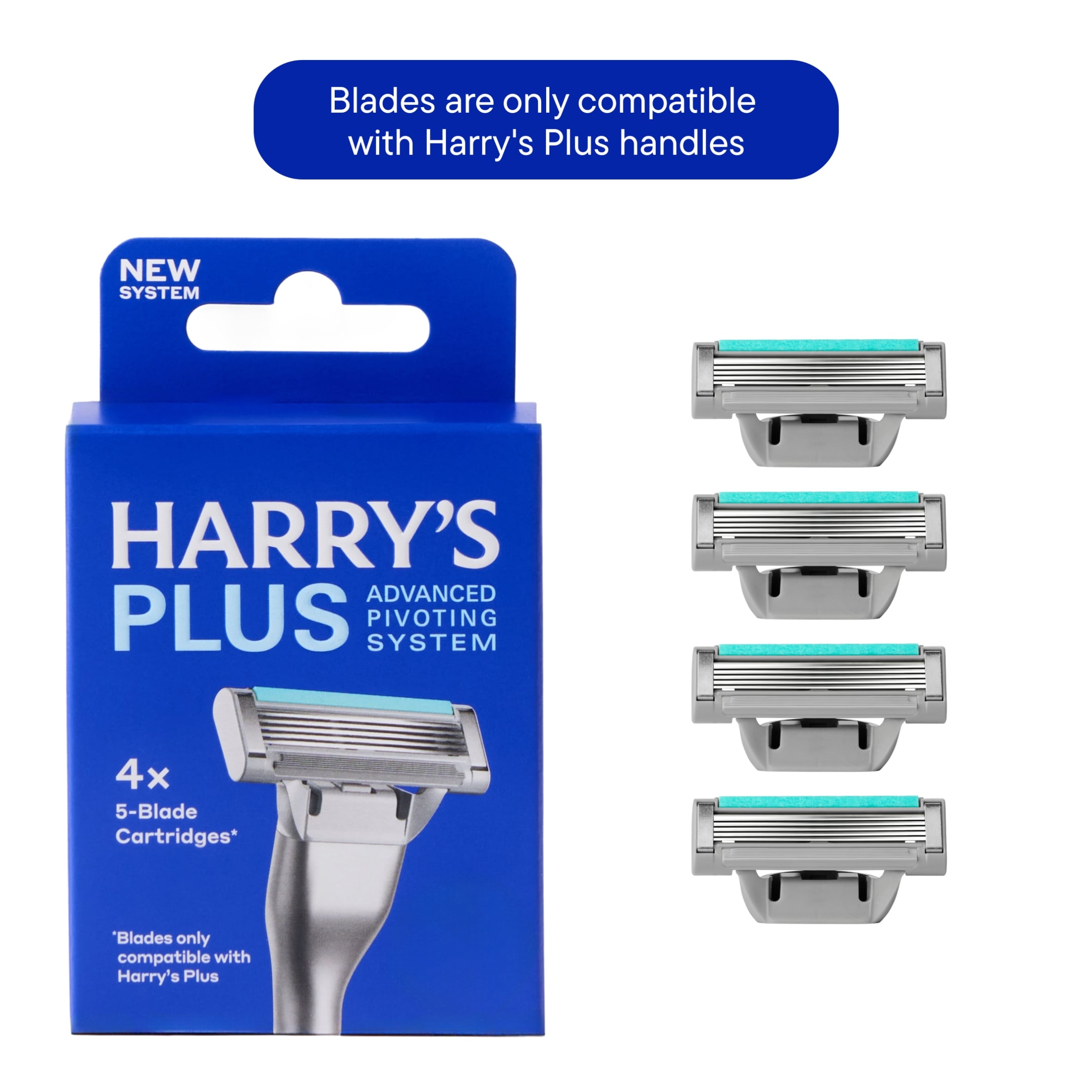Harry's Plus Razor 5 Blade Cartridges 4s thumbnail 5