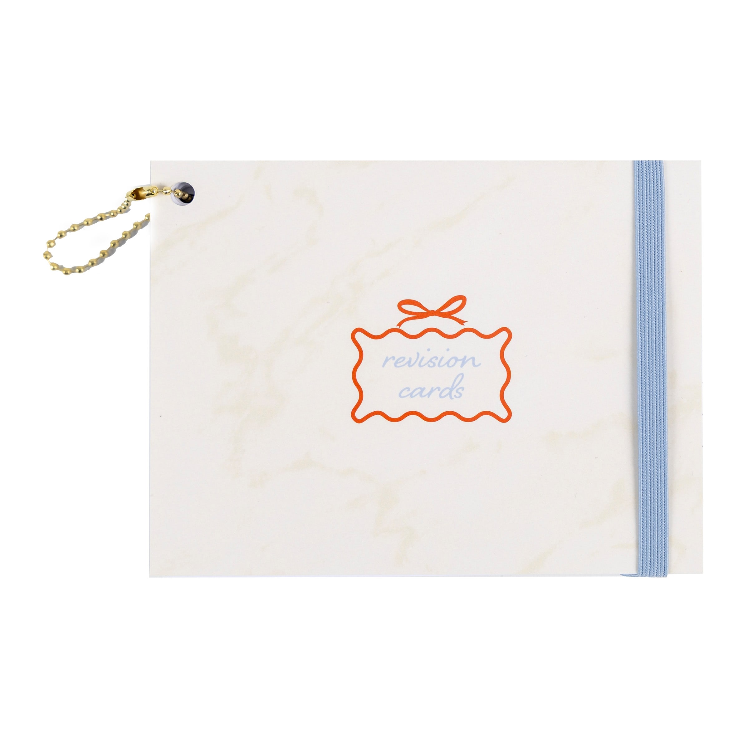 Gingham Bow Revision Cards