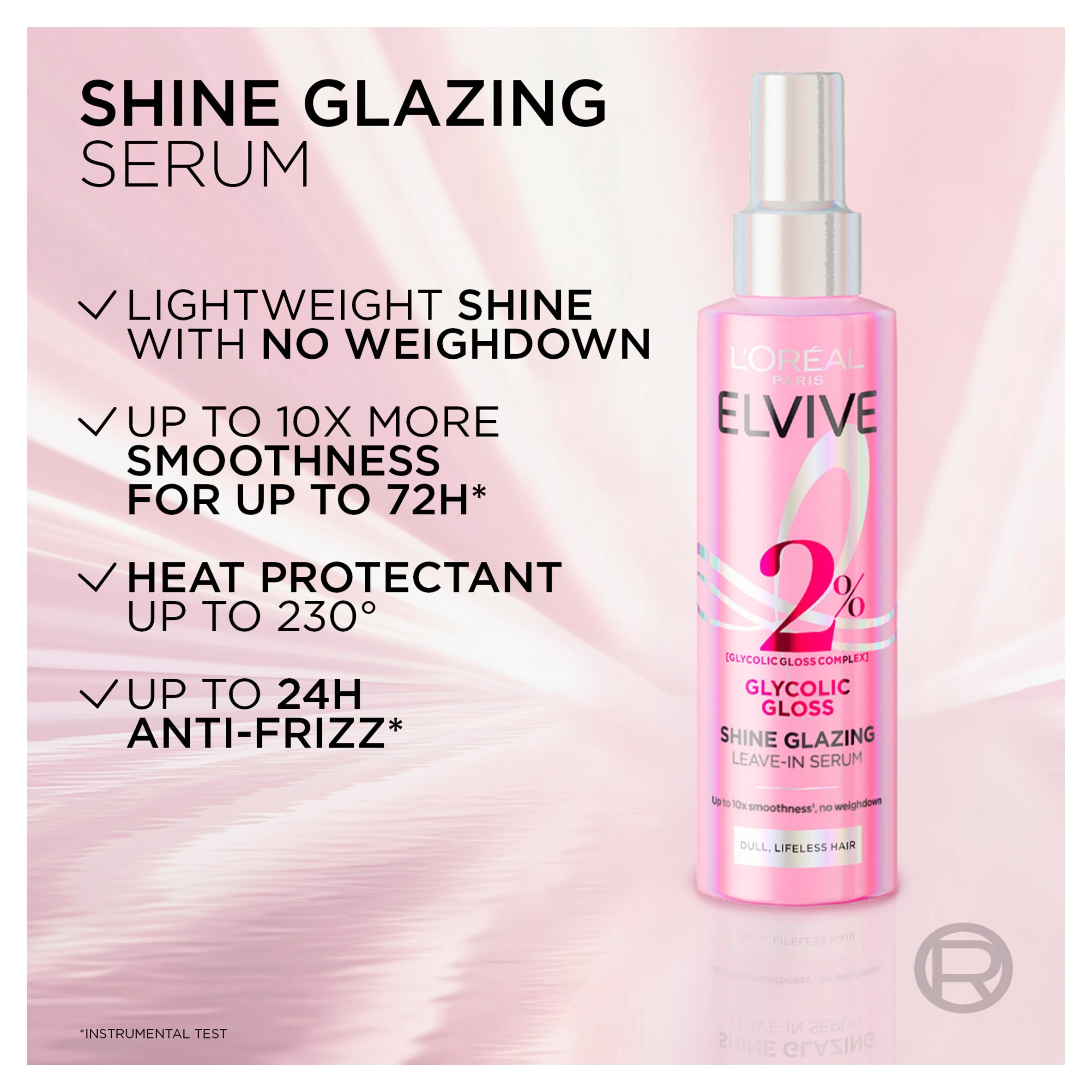 L'Oreal ELVIVE GLYCOLIC GLOSS SHINE GLAZING SERUM 150Ml thumbnail 2