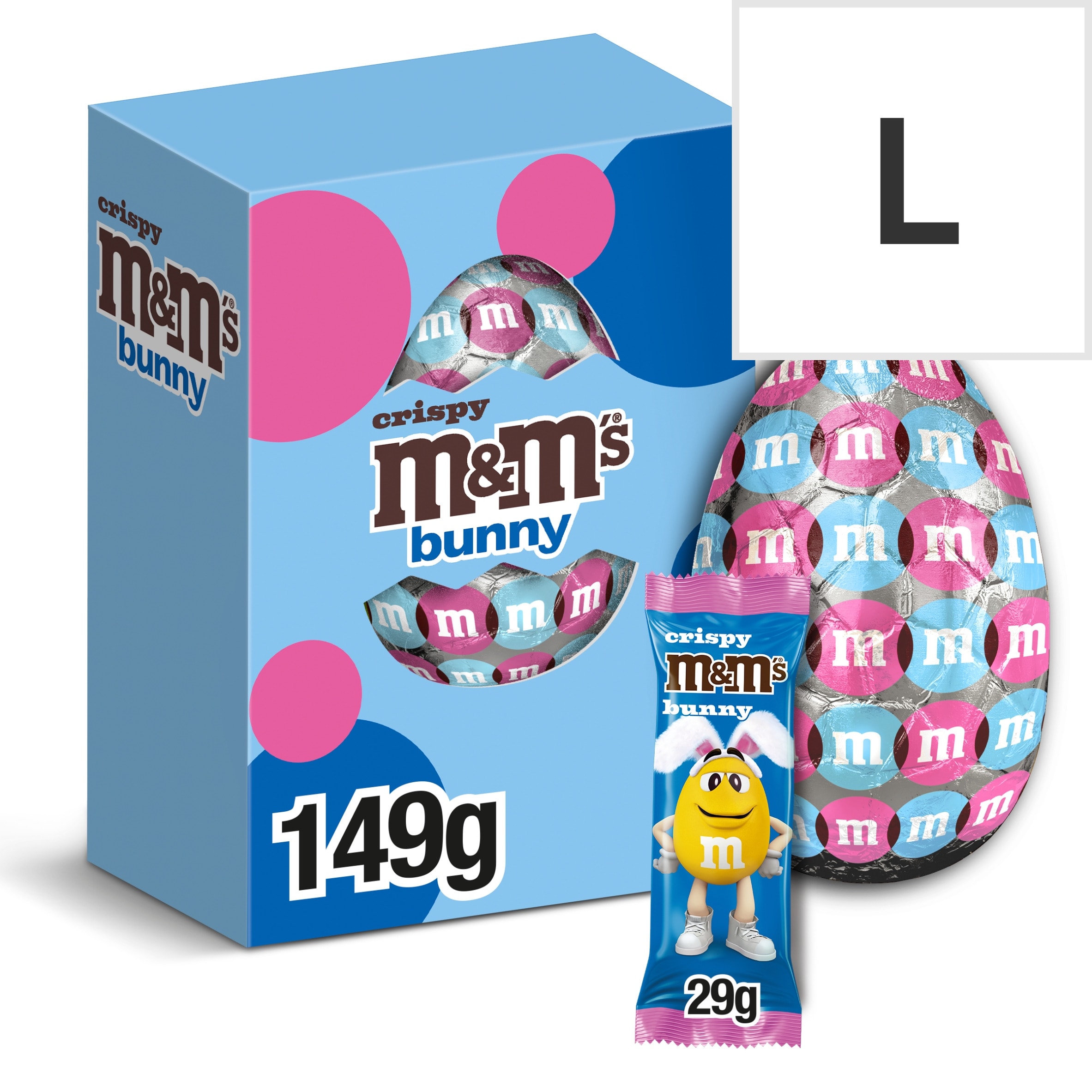 M&M's Crispy Bunny Milk Chocolate Easter Egg 149g