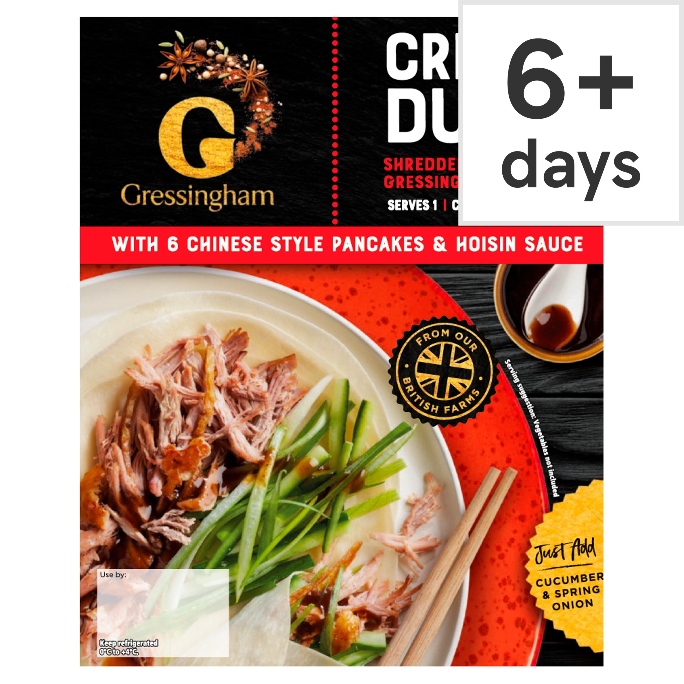 Gressingham Aromatic Shredded Duck 210g