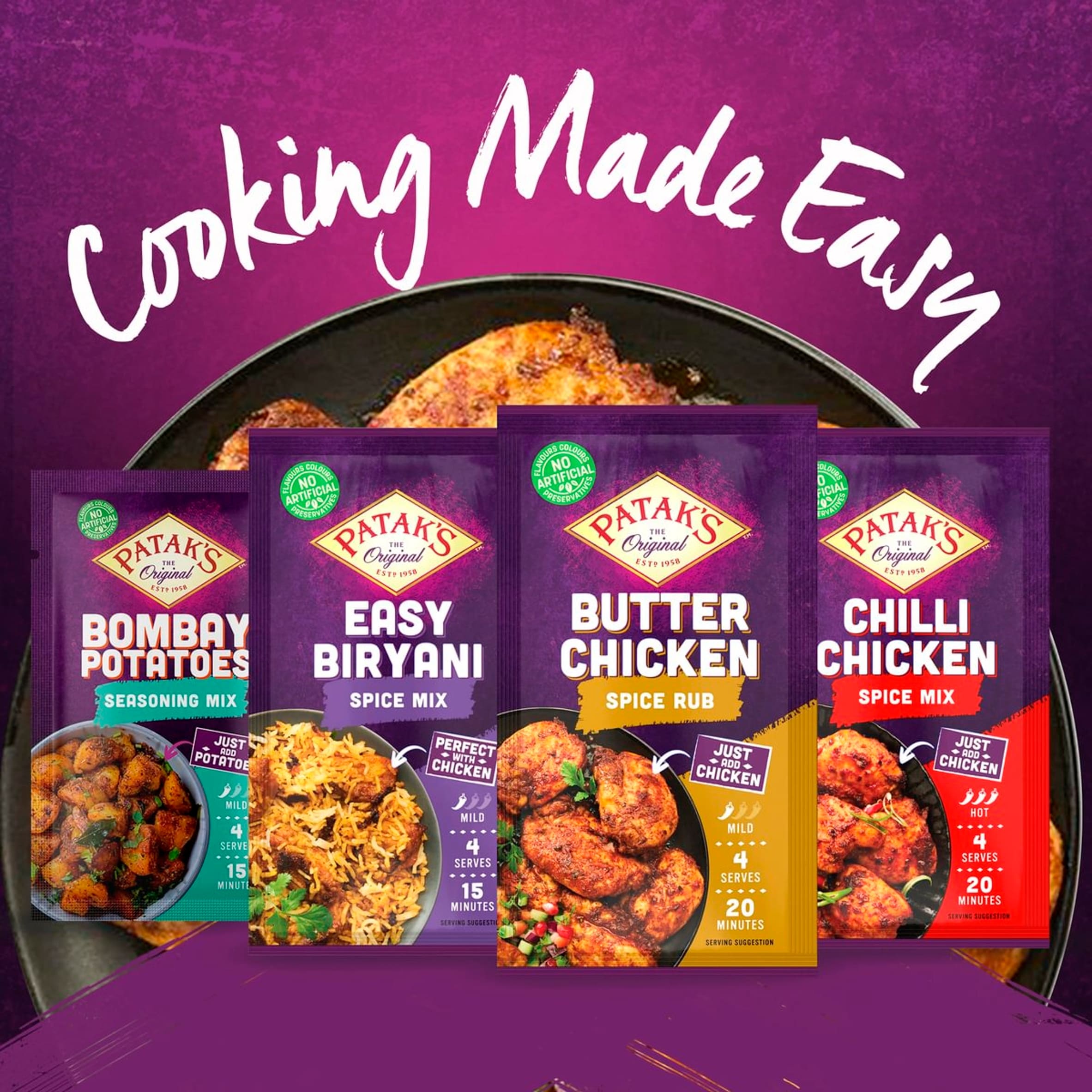 Patak's Butter Chicken Spice Mix 25g thumbnail 3