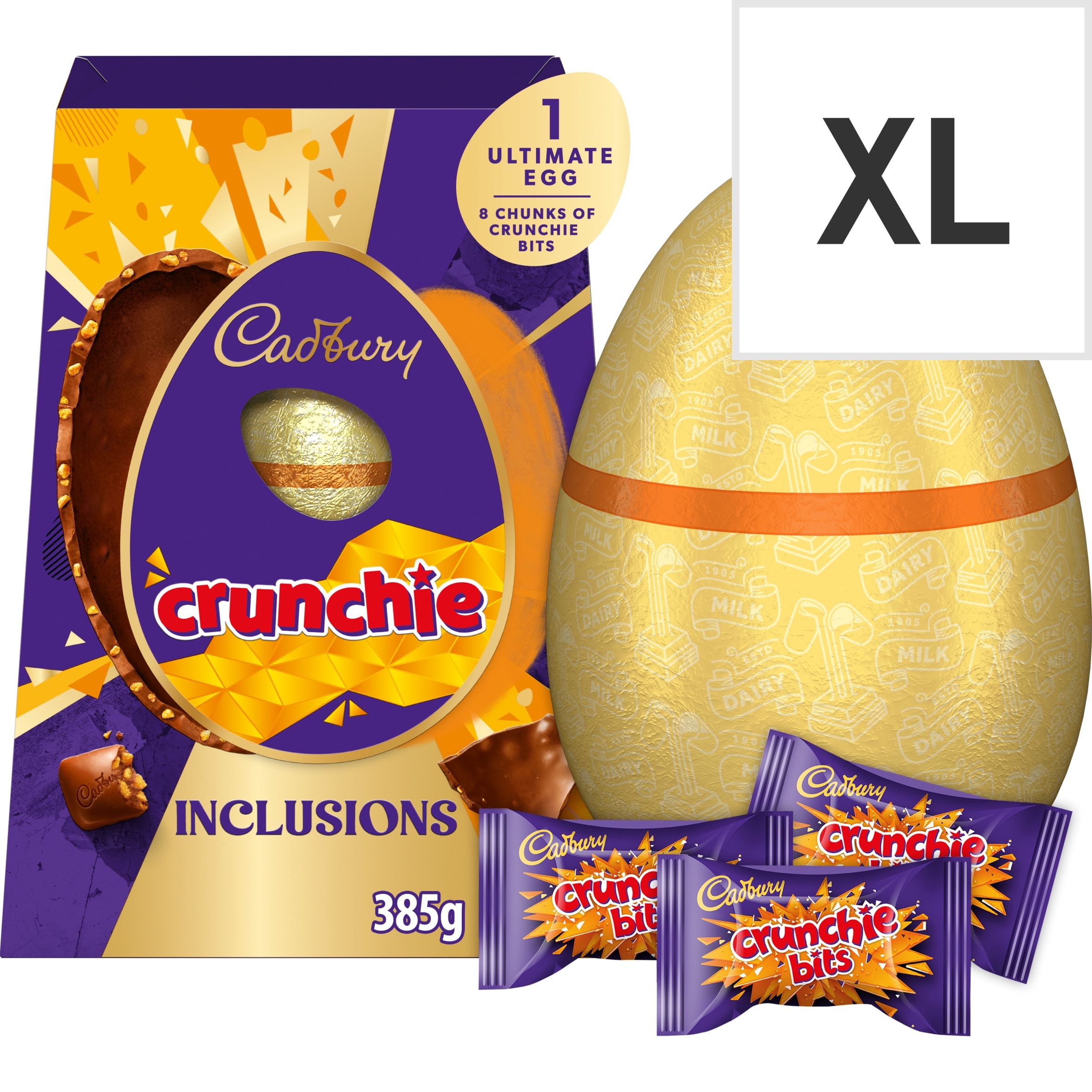 Cadbury Dairy Milk Crunchie Easter Egg 385g