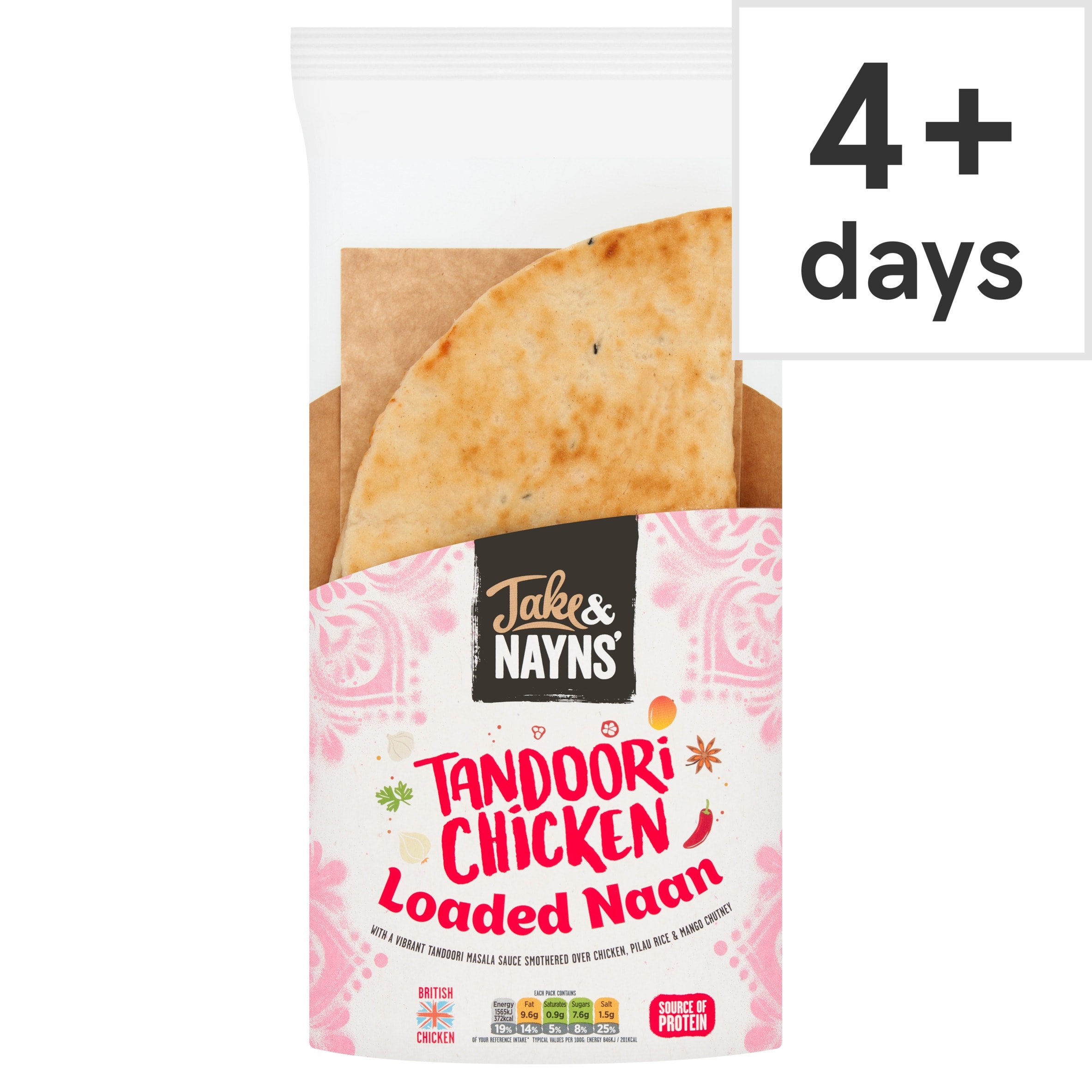 Jake & Nayns' Tandoori Chicken Loaded Naan 185g
