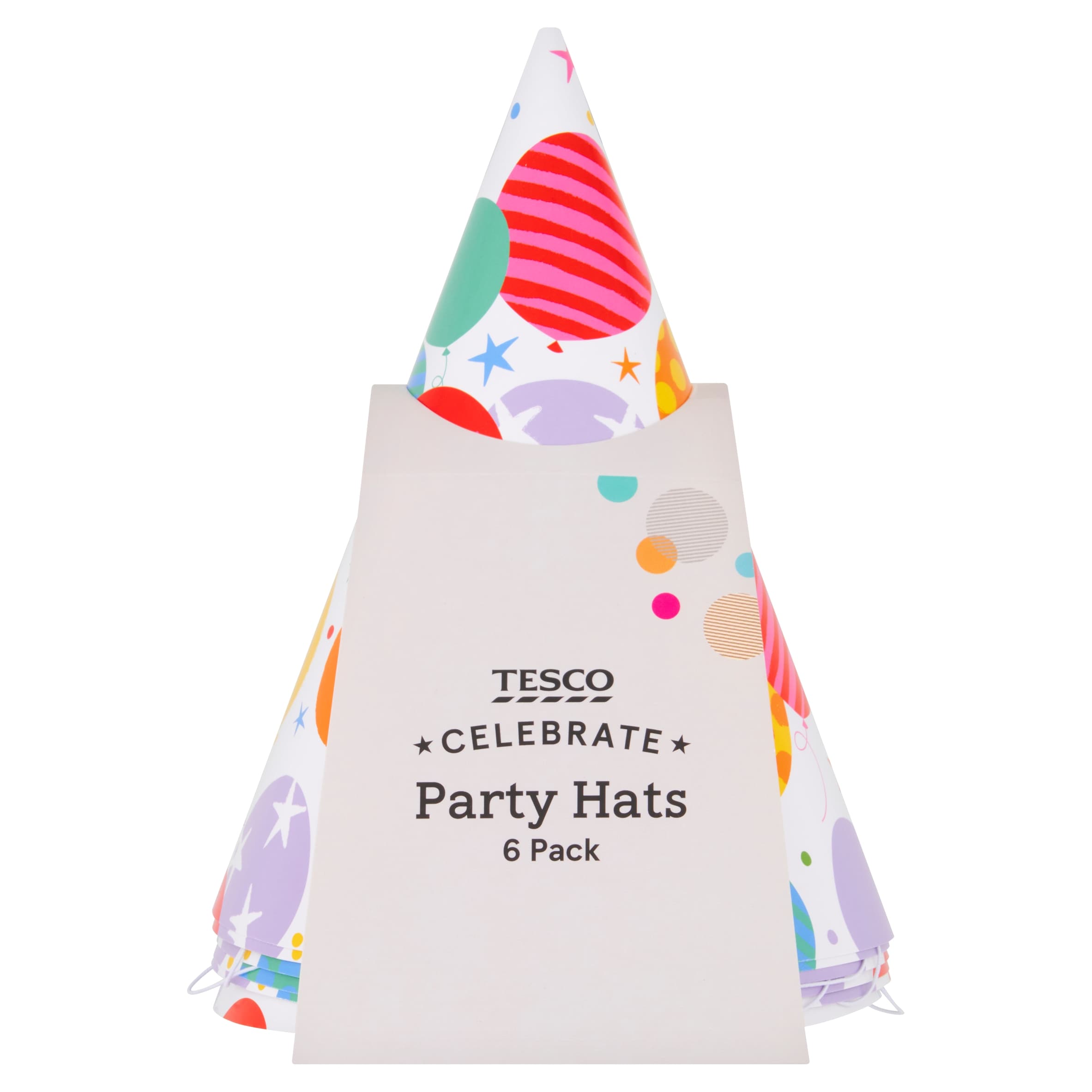 Tesco Balloons Hat 6 Pack