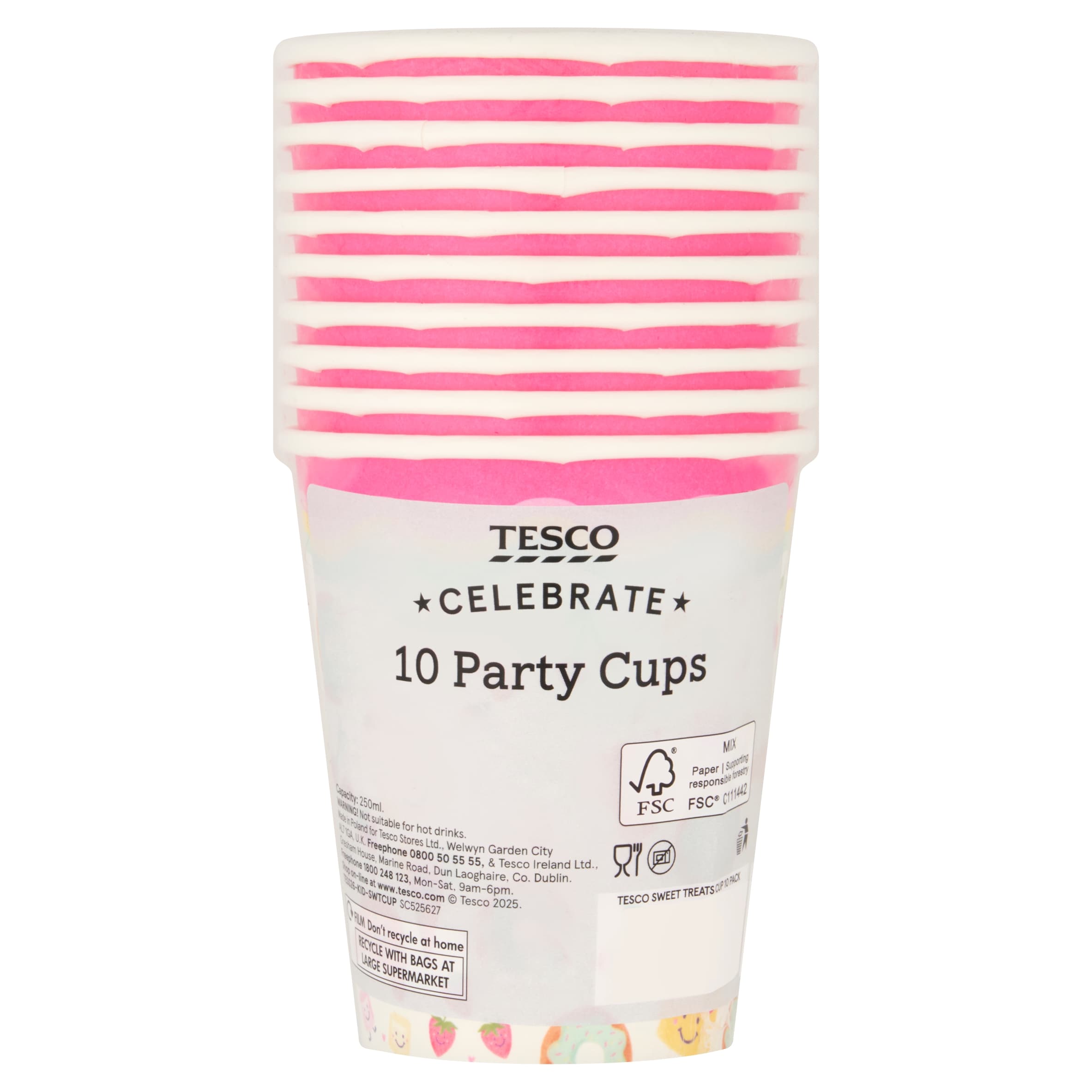 Tesco Sweet Treats Cup 10 PACK