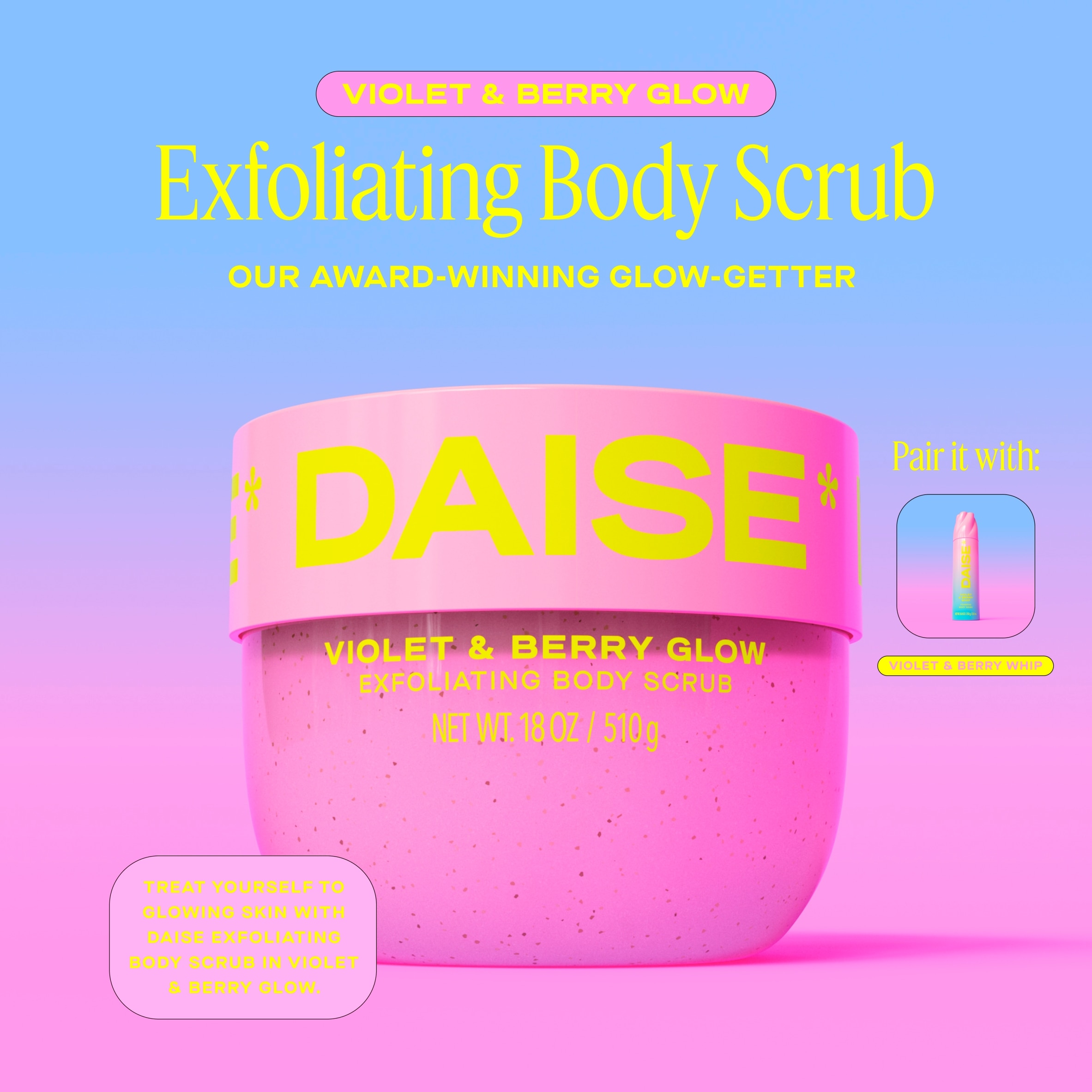 DAISE BODY SCRUB BLOOM Violet & Berry 510 G thumbnail 5