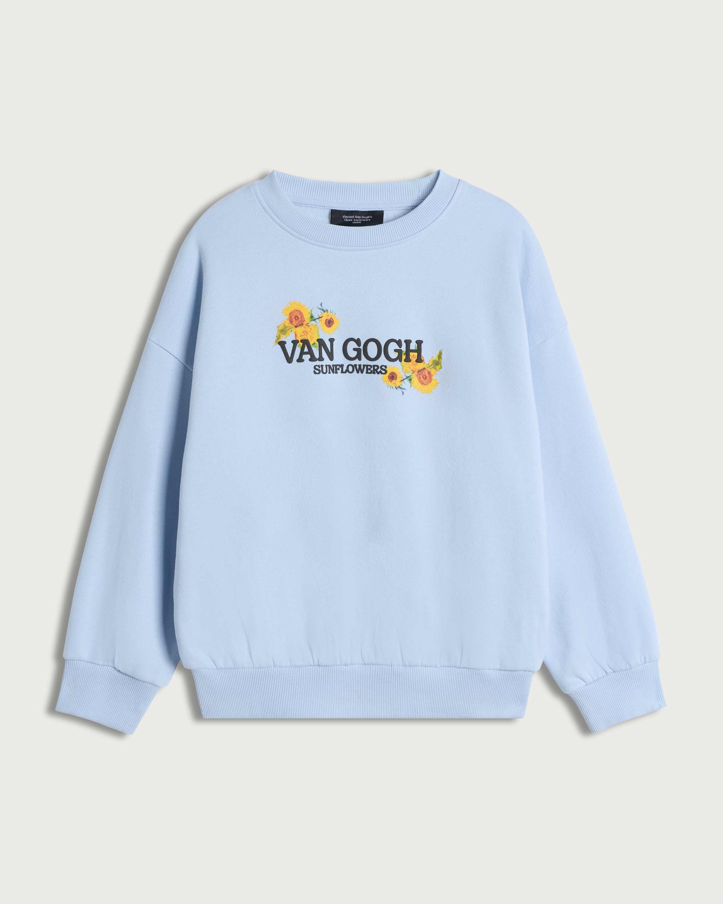 Vincent Van Gogh Cotton Rich Sunflowers Sweatshirt in Blue thumbnail 4