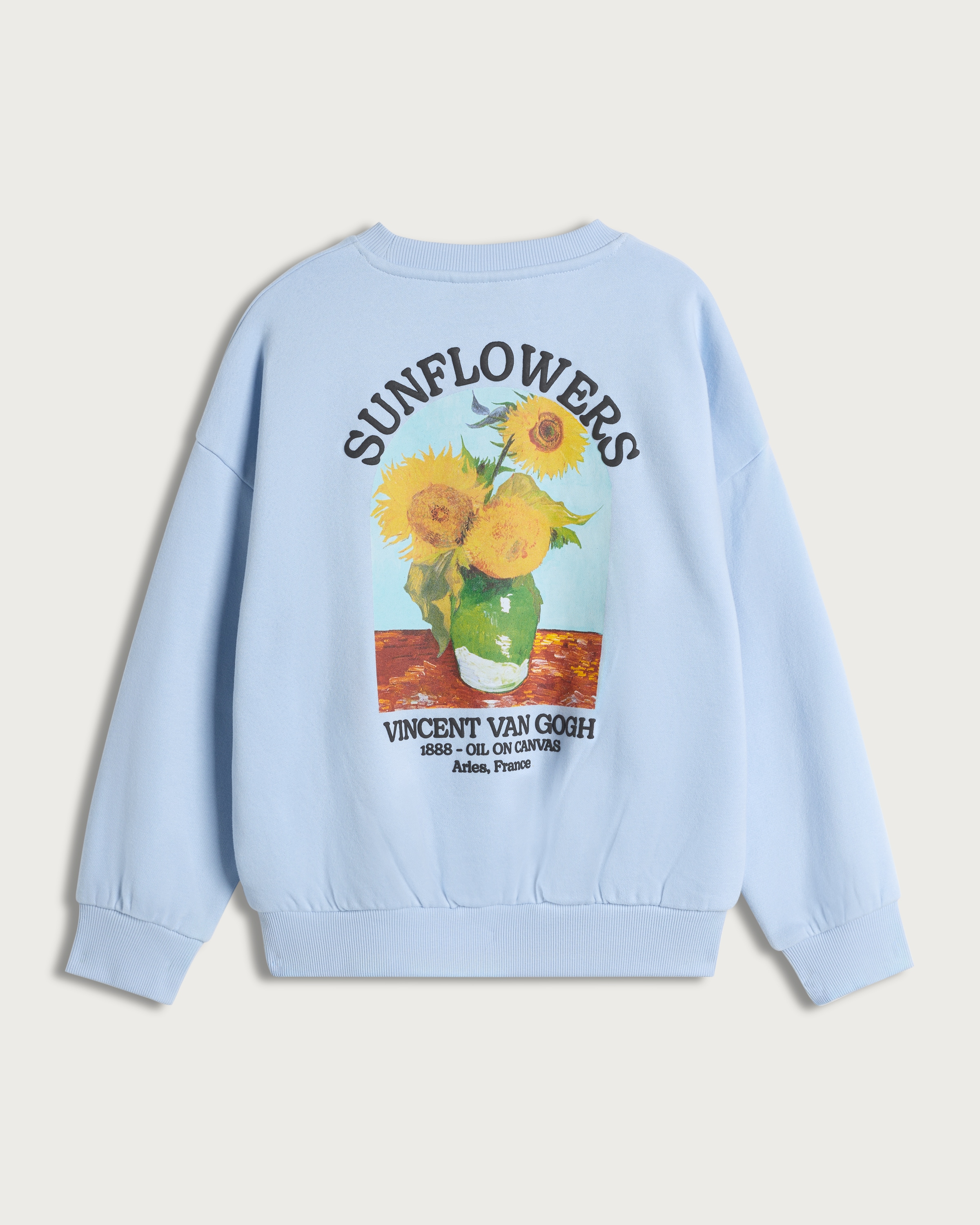 Vincent Van Gogh Cotton Rich Sunflowers Sweatshirt in Blue thumbnail 5