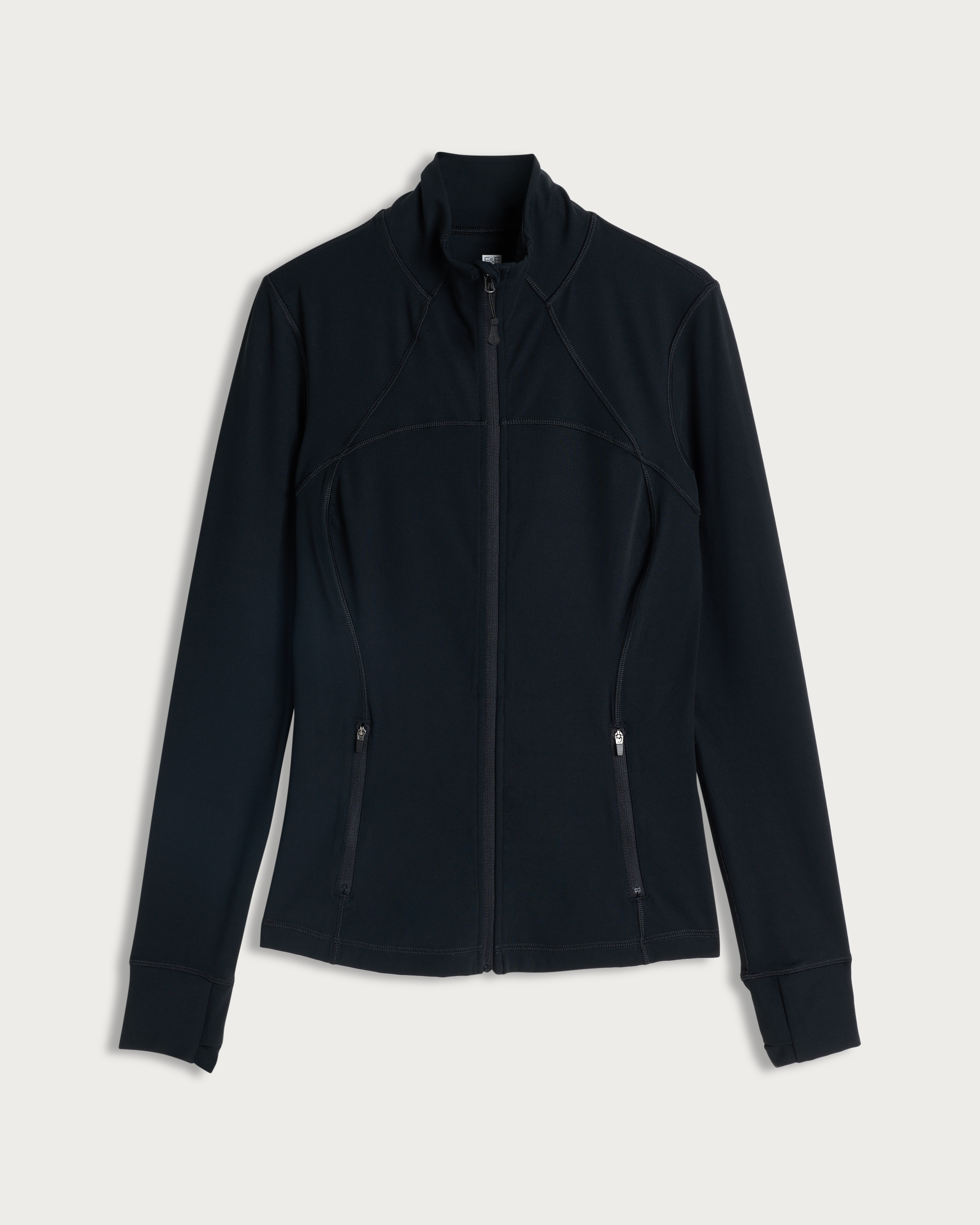 F&F Active ULTRAMOVE Zip Front Jacket in Black thumbnail 4