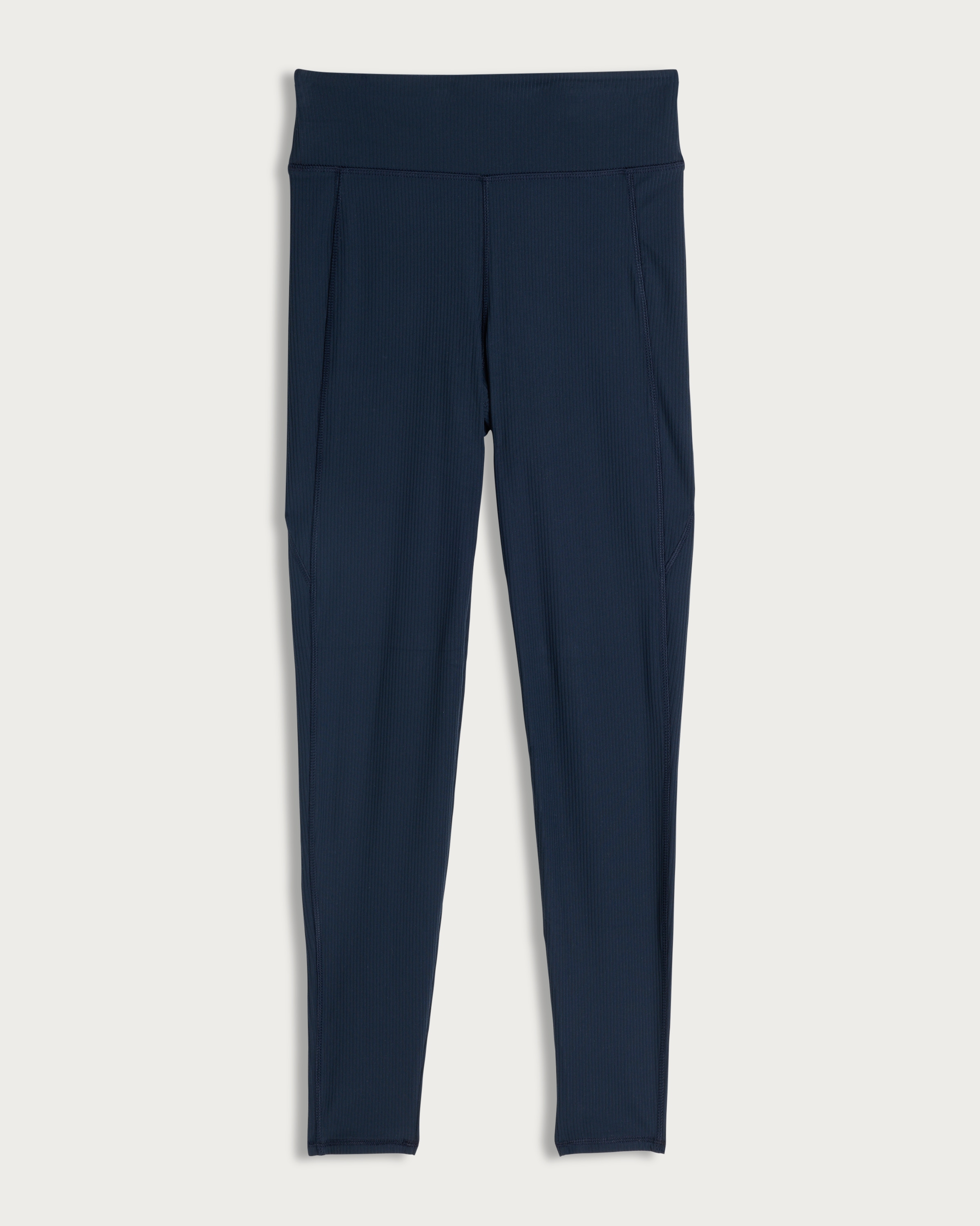 F&F Active EVERYHOUR Ribbed Leggings in Navy thumbnail 4
