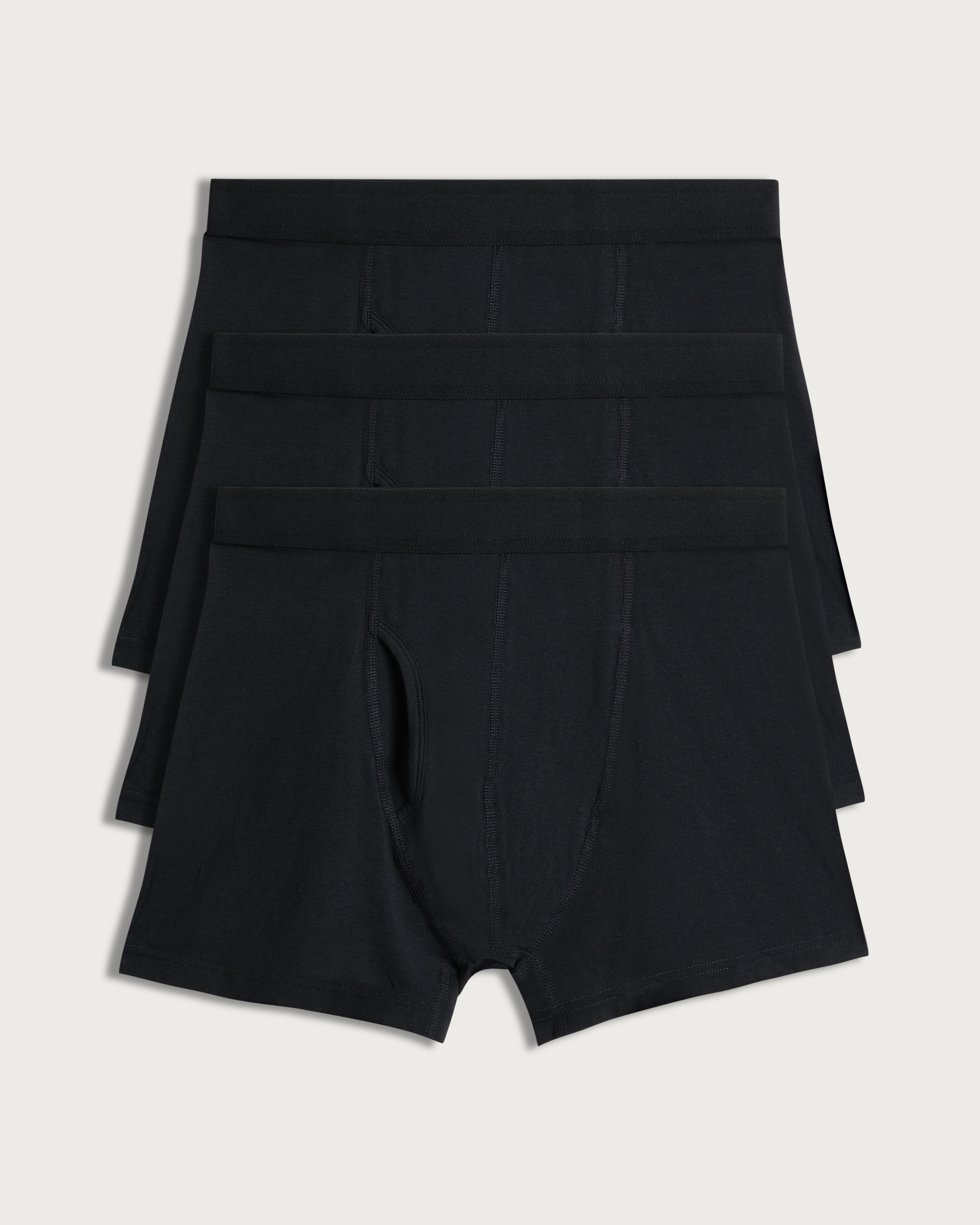 F&F 3-Pack Supersoft Trunks in Black