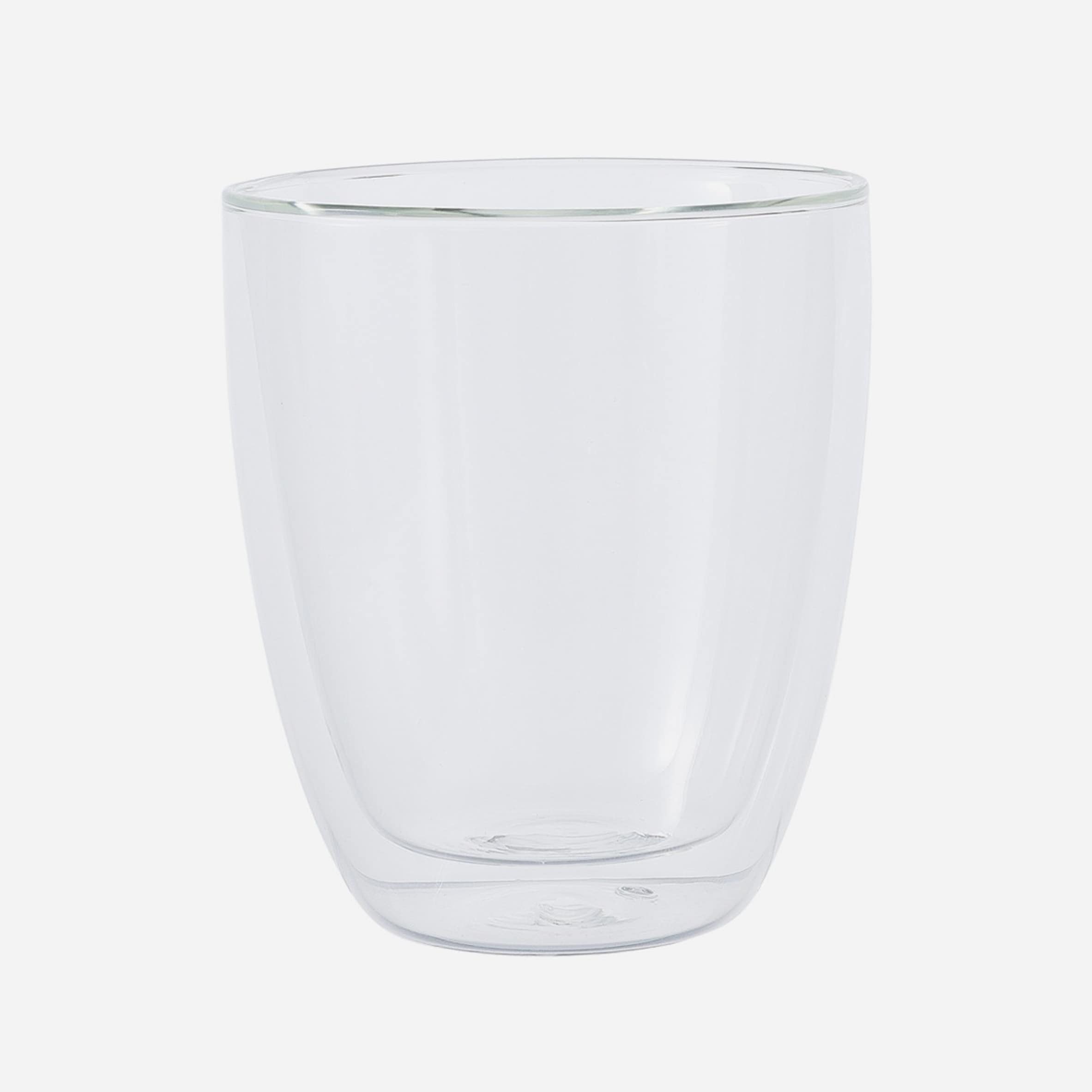 F&F Home Double Walled Glass Mug Clear