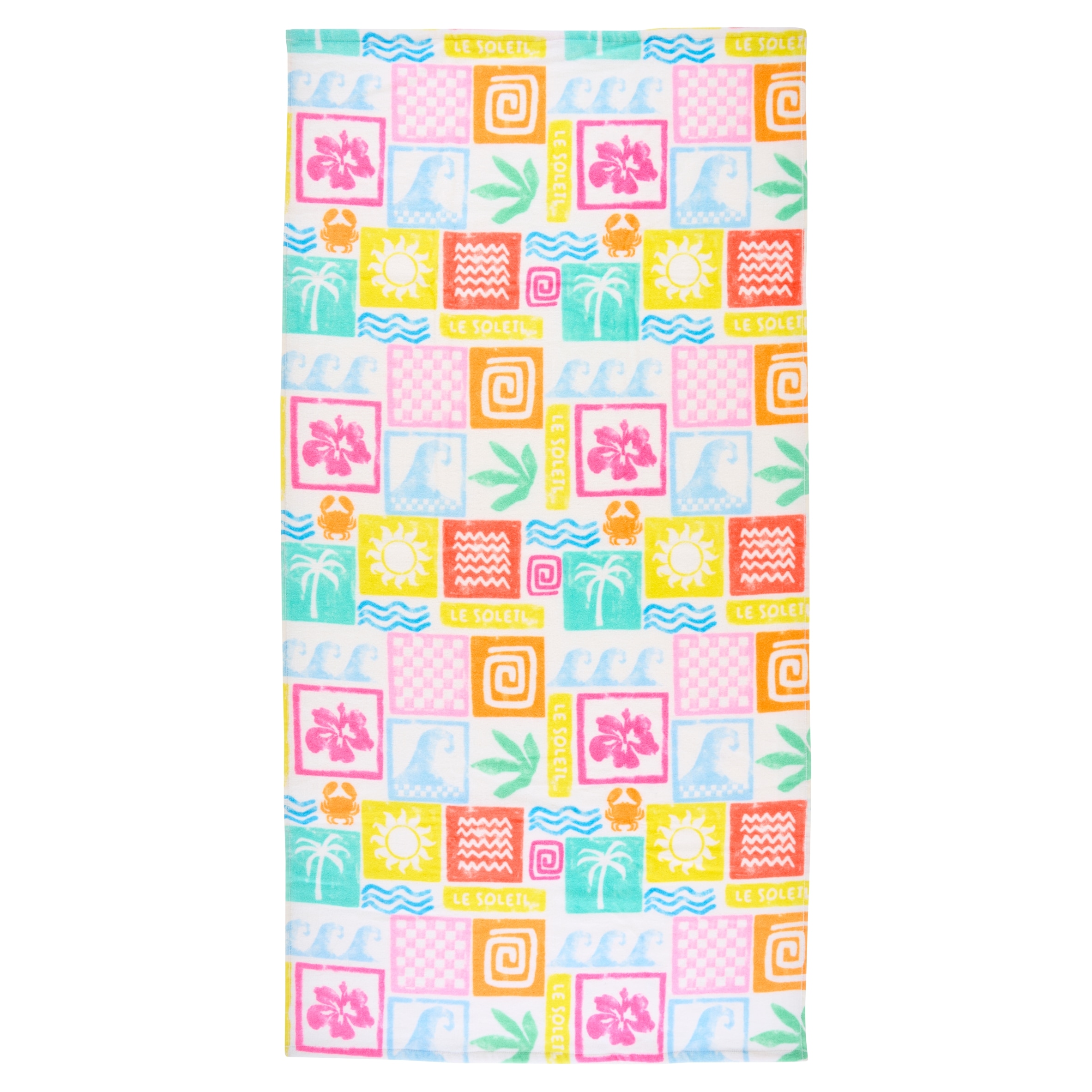 F&F Home Island Life Printed Beach Towel