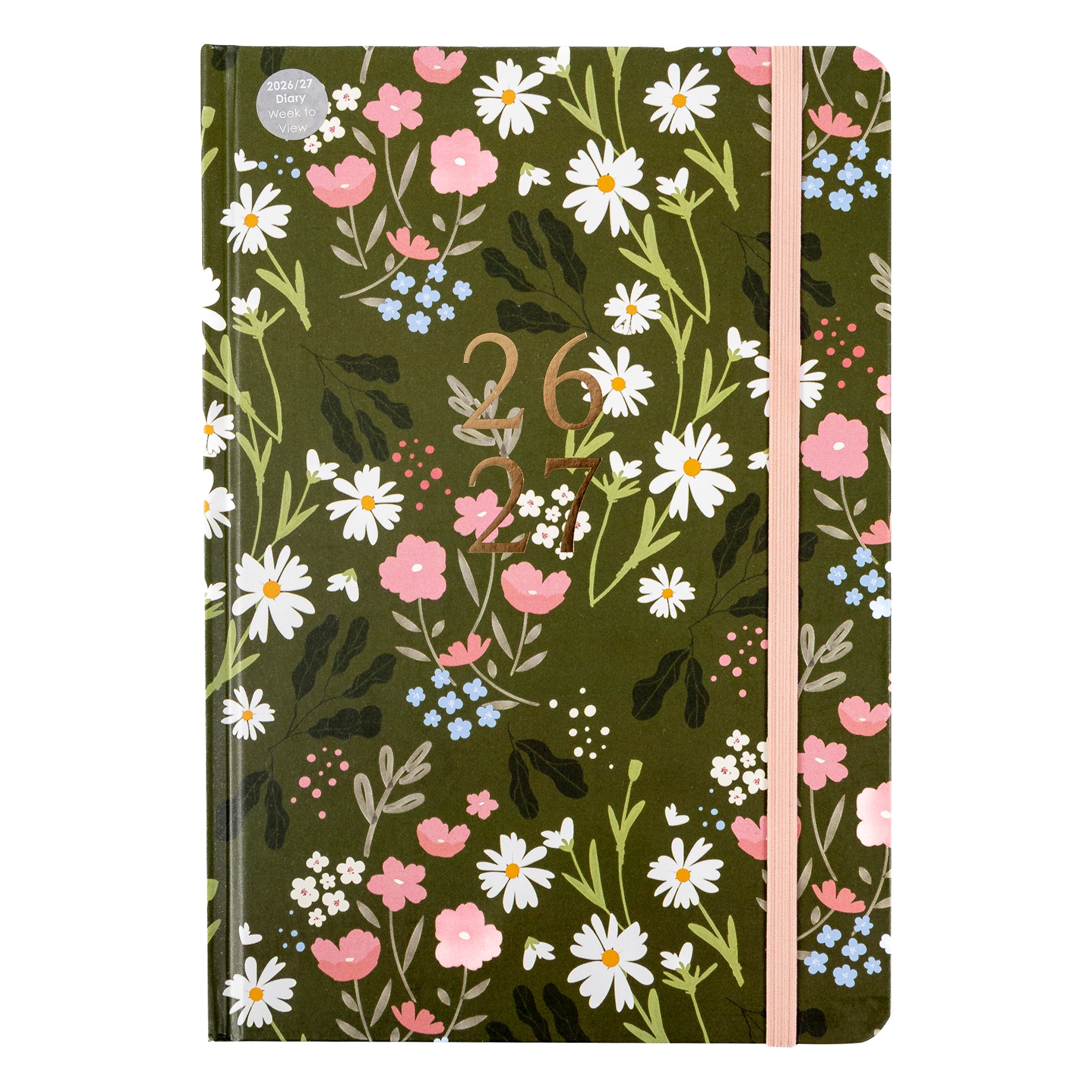 A5 Academic Diary 202627 Floral