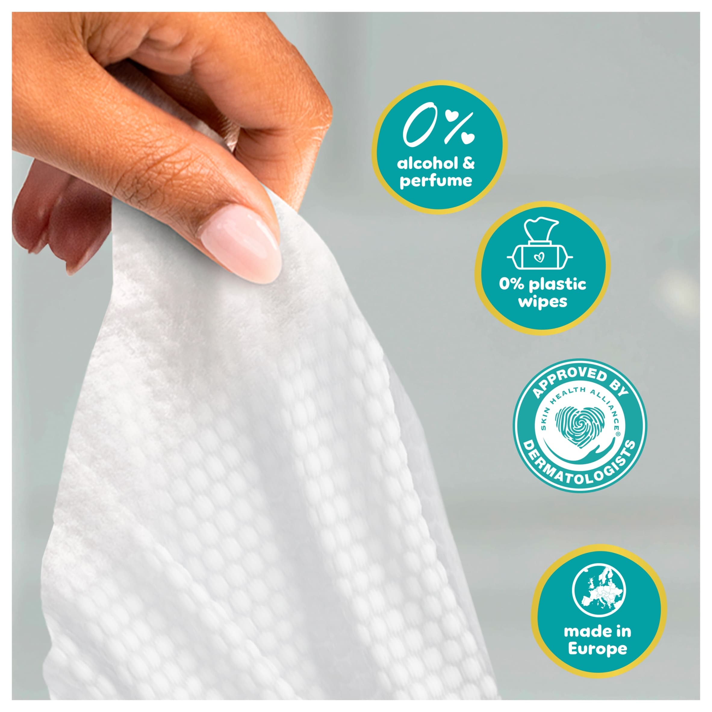 Pampers Premium Protection New Baby Wipes 6x 60 Wipes thumbnail 5