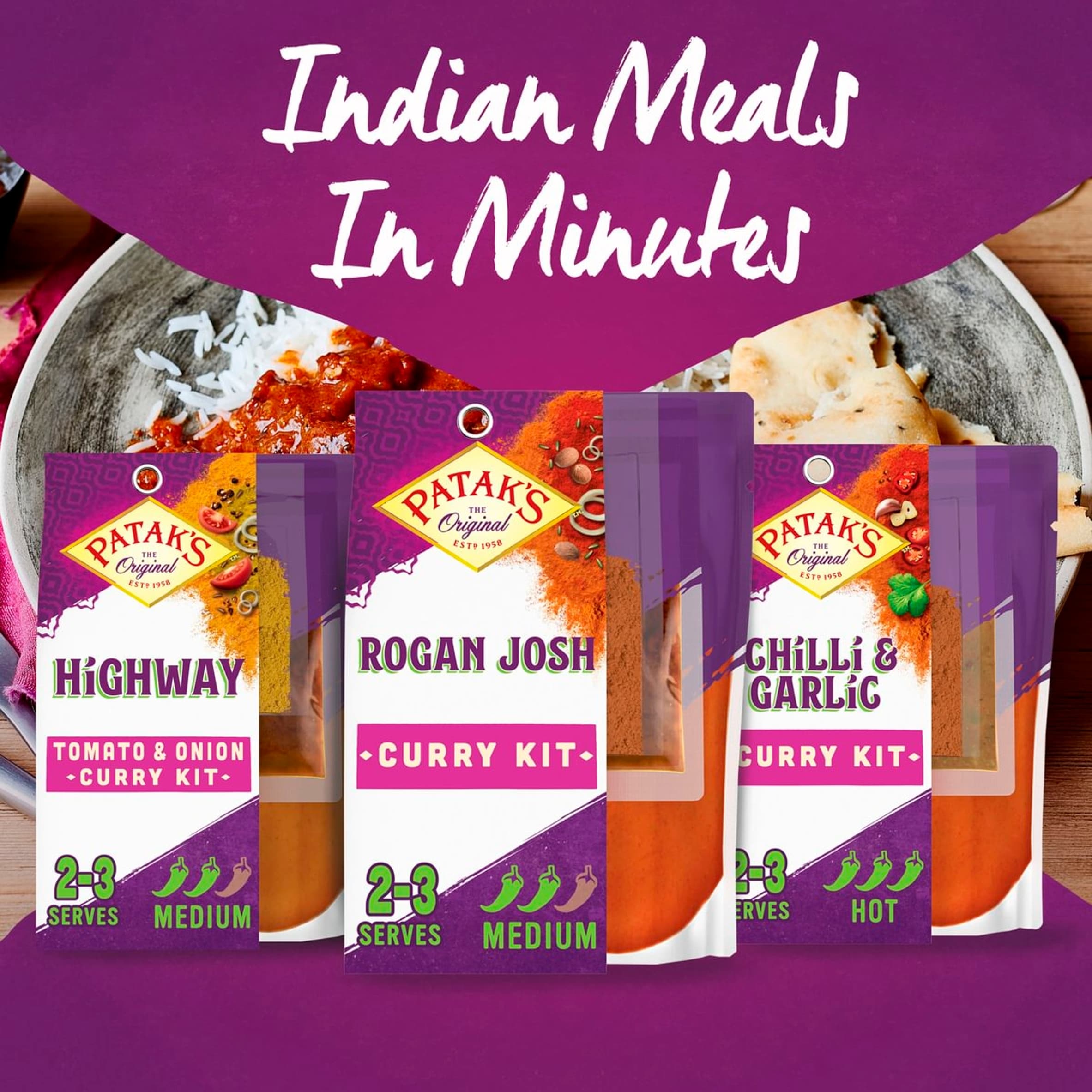 Patak's Rogan Josh Curry Kit 270g thumbnail 3
