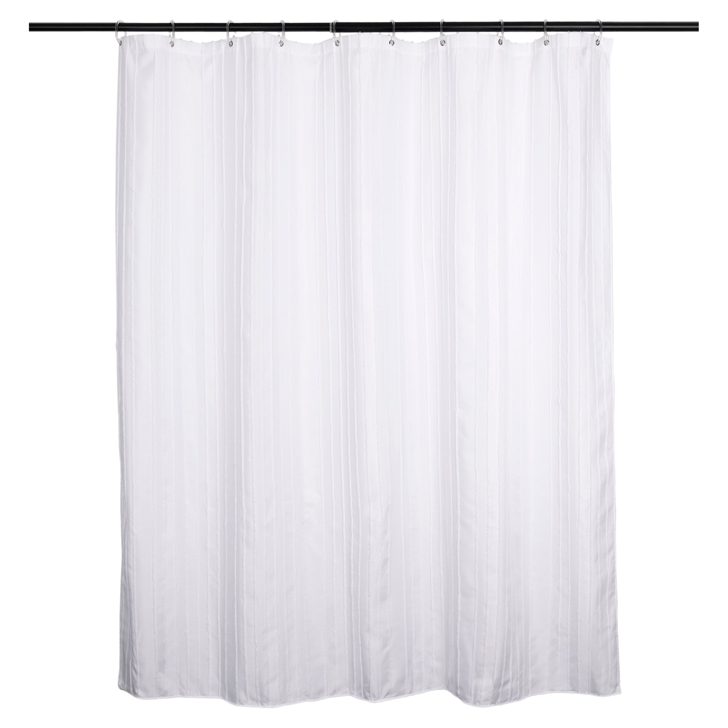 F&F Home Tufted Stripe Shower Curtain