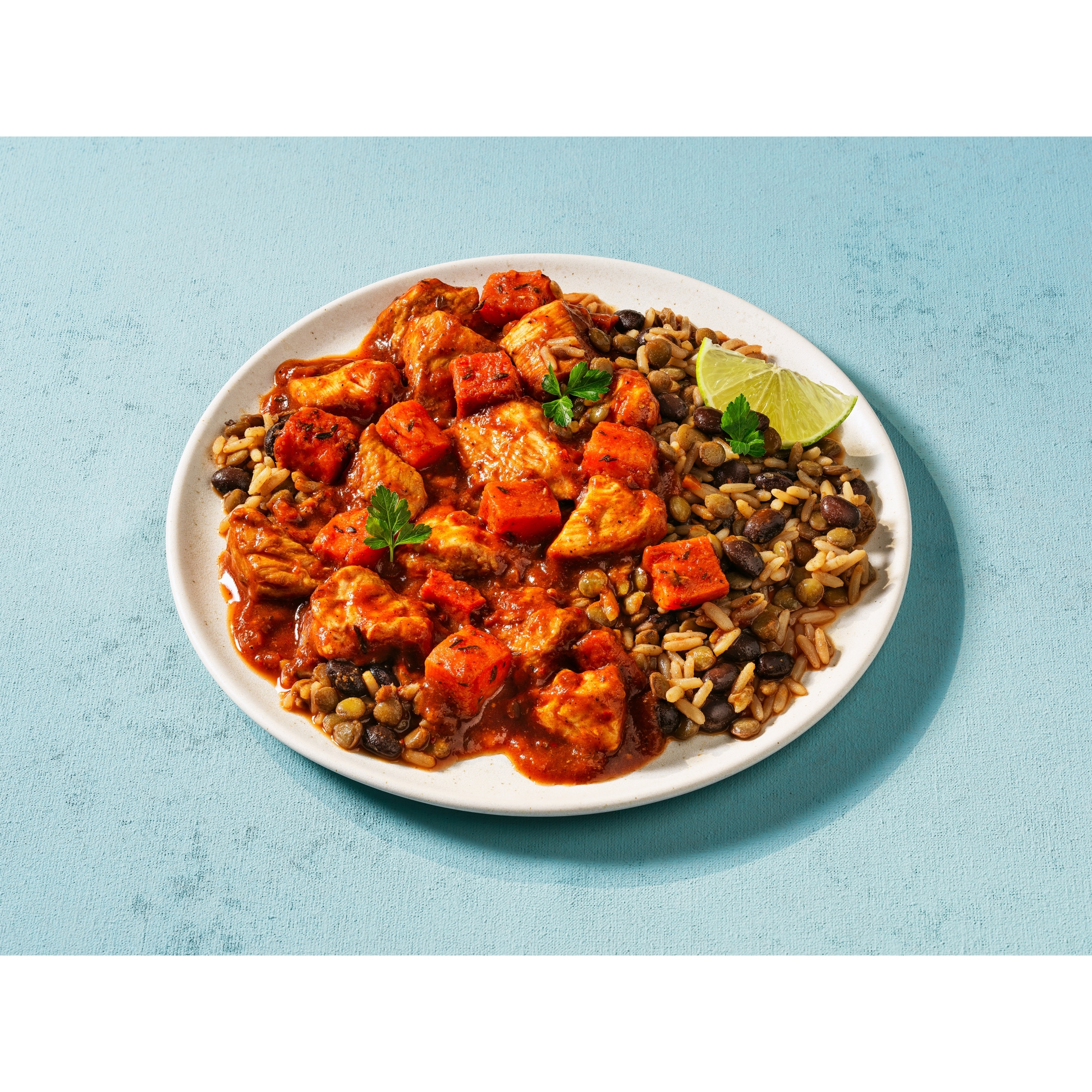 Tesco High Protein Jerk Chicken & Rice 400g thumbnail 2