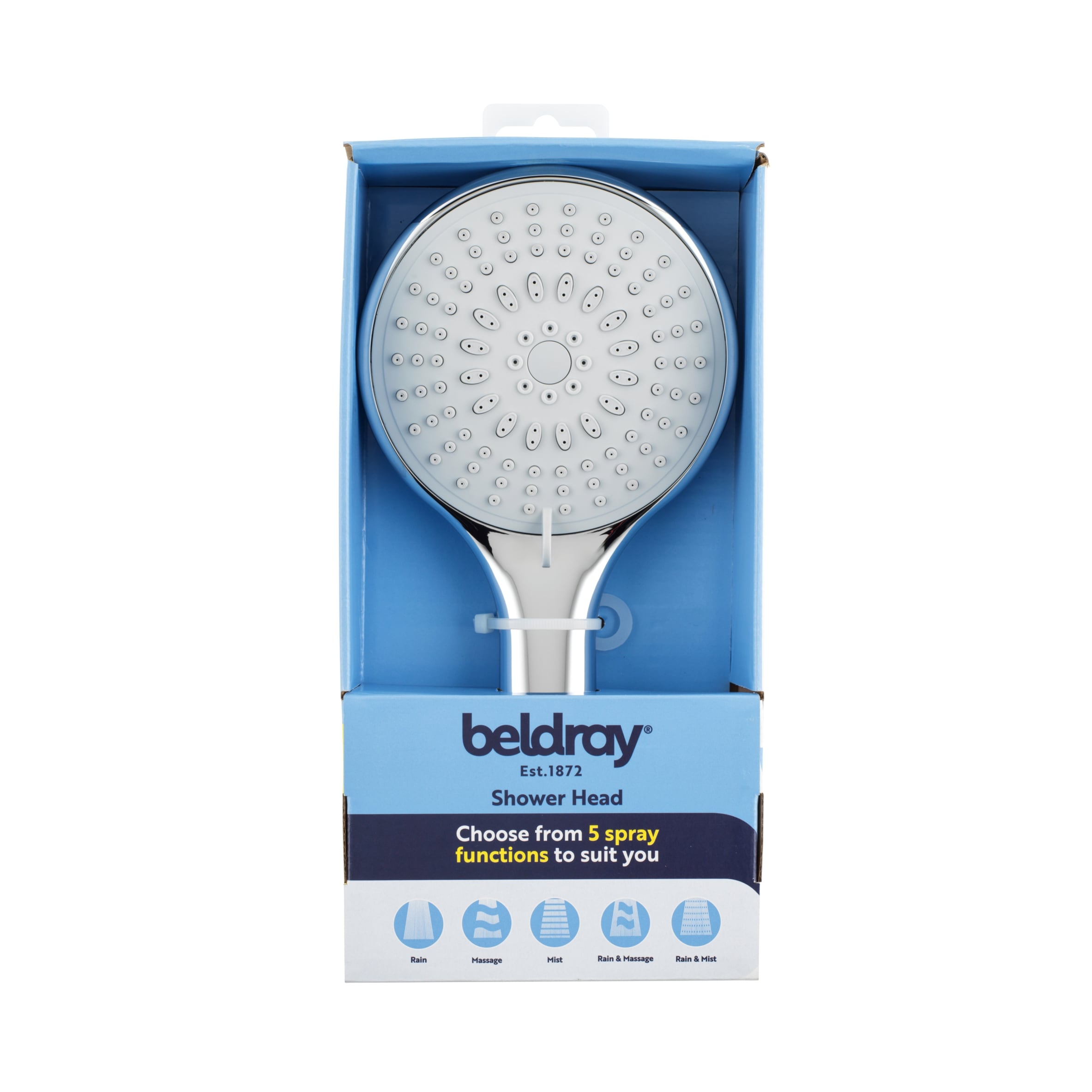 Beldray 5 Function Large Shower Head