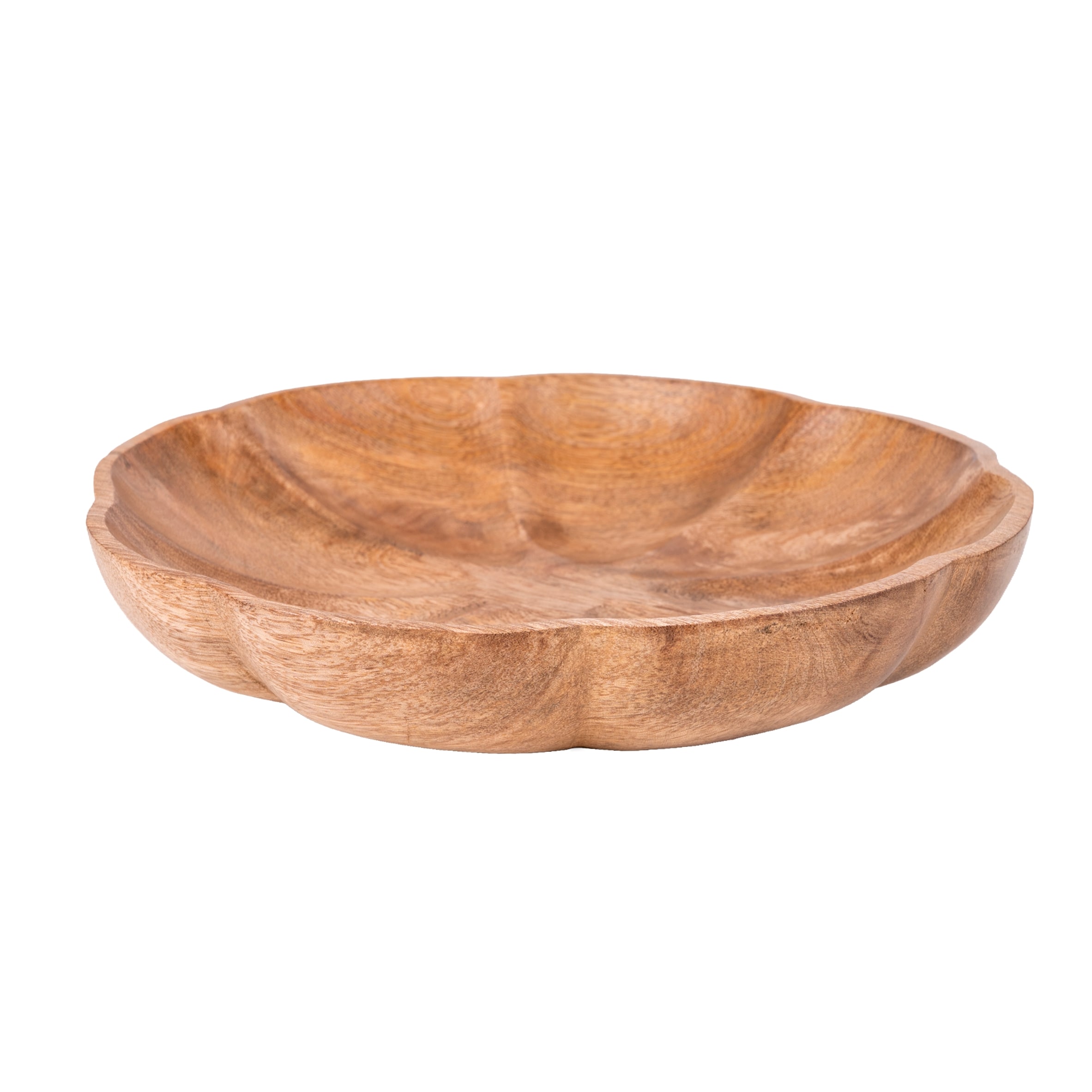 Candlelight Mango Wood Trinket Dish