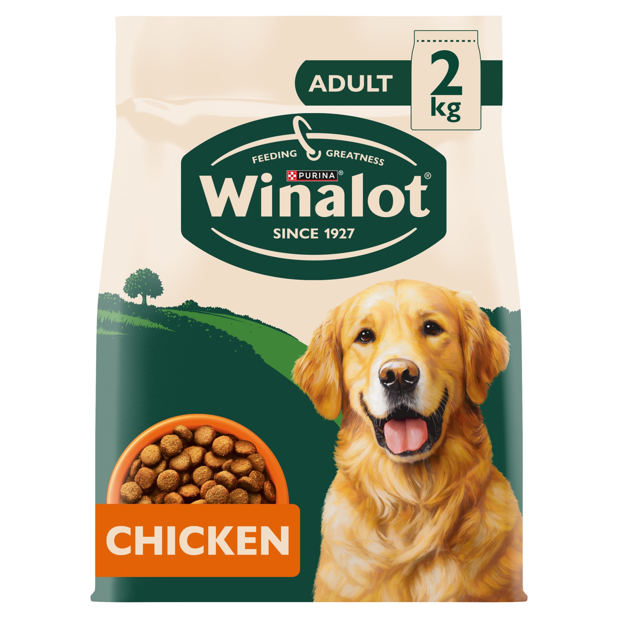 WINALOT Chicken Dry Dog Food 2kg
