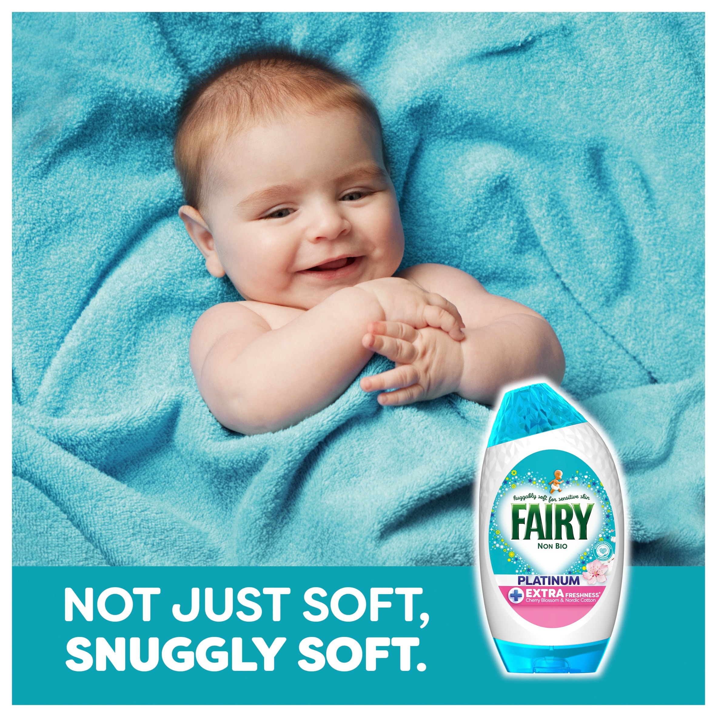 Fairy Non Bio Platinum Washing Liquid Gel Cherry Blossom & Nordic Cotton 38 Washes 1254ml thumbnail 4
