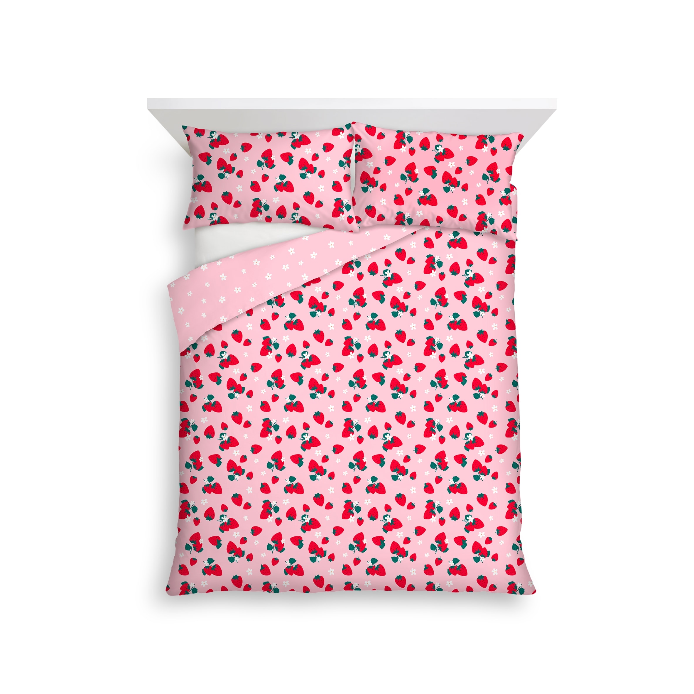 F&F Home Wild Strawberries Duvet Set Double