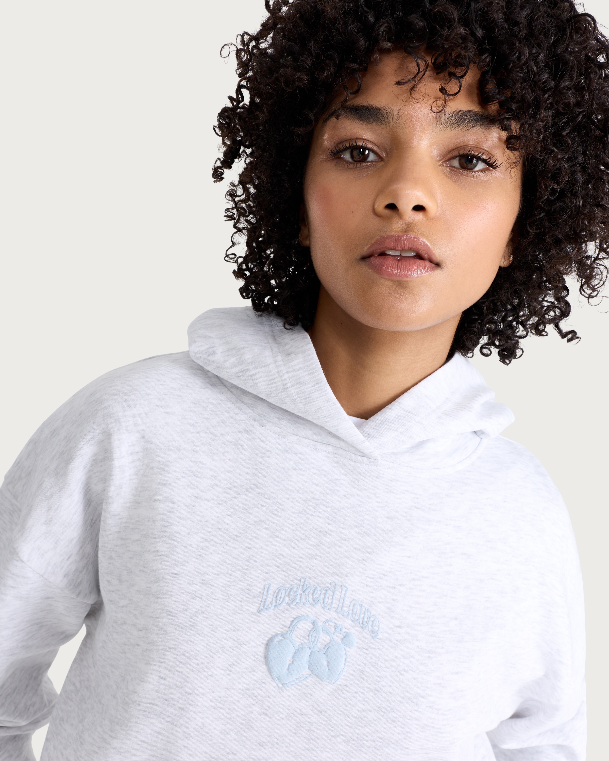 OH ME OH MY Cotton Rich Oversized Fit Co-ord Hoodie in Grey