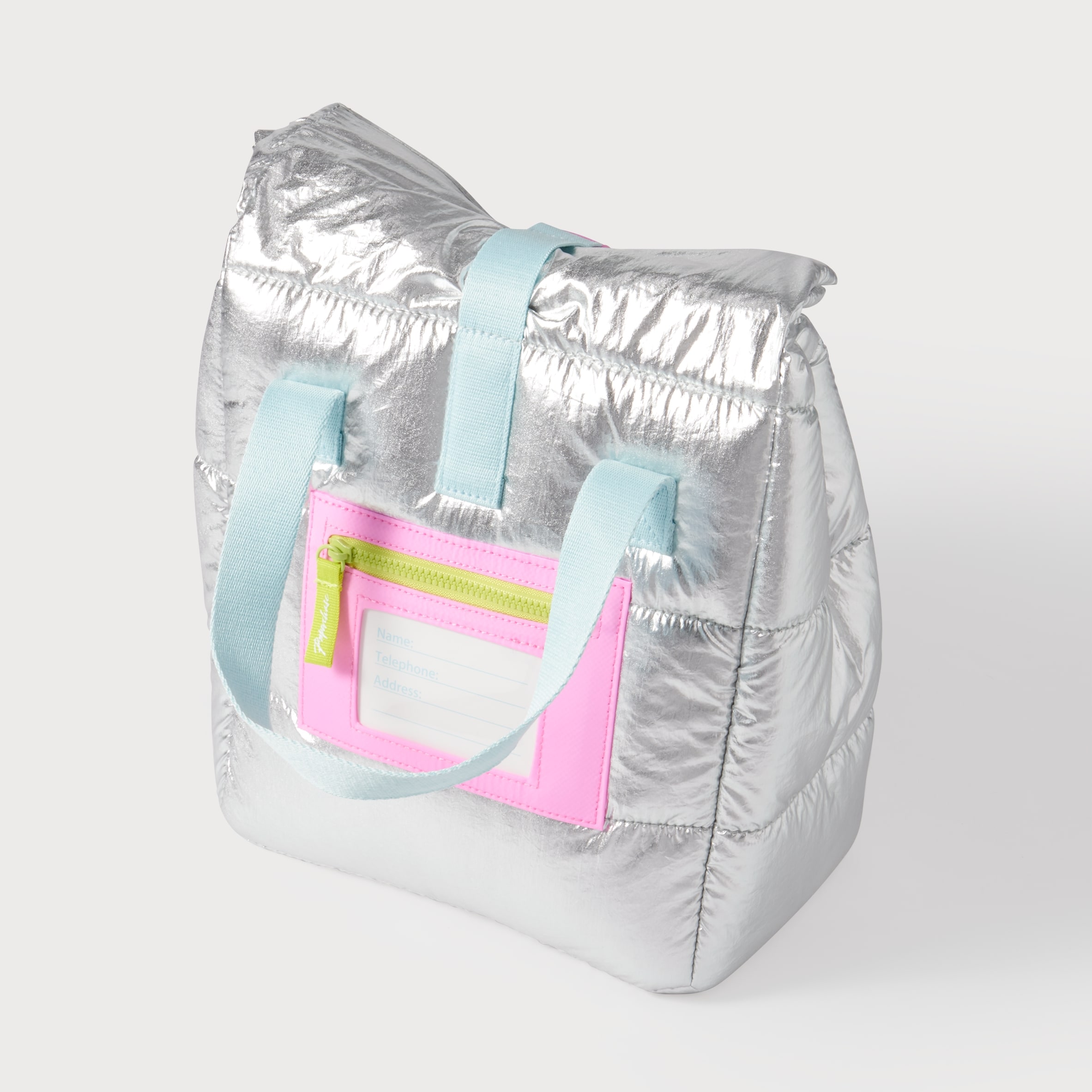 Paperchase Something Sweet Padded Silver Lunch Bag thumbnail 3