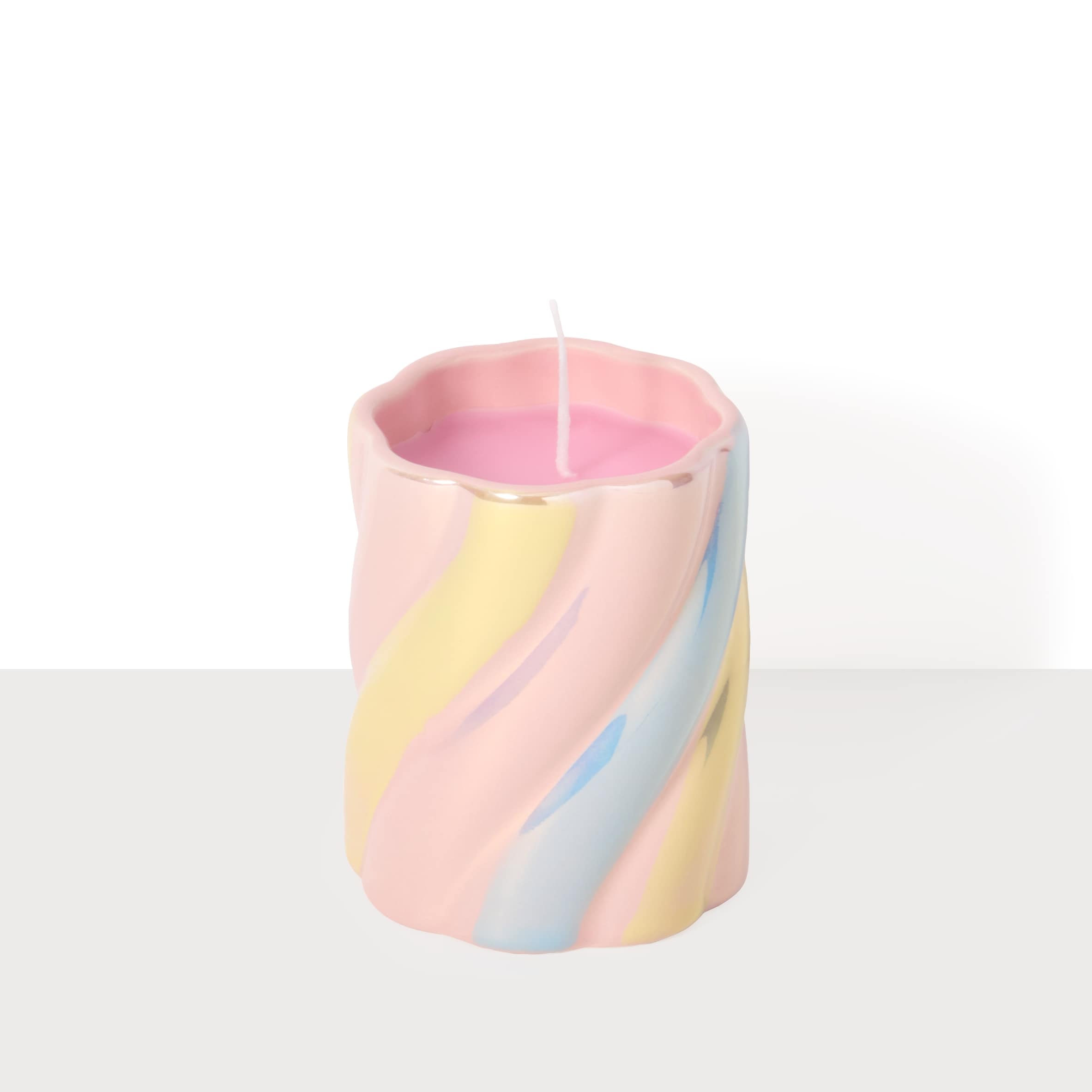 Paperchase Something Sweet Spiral Pastel Candle 170g thumbnail 2