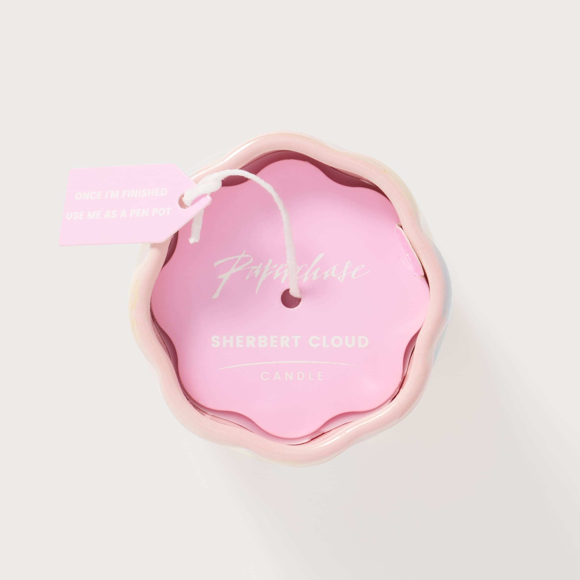 Paperchase Something Sweet Spiral Pastel Candle 170g thumbnail 3