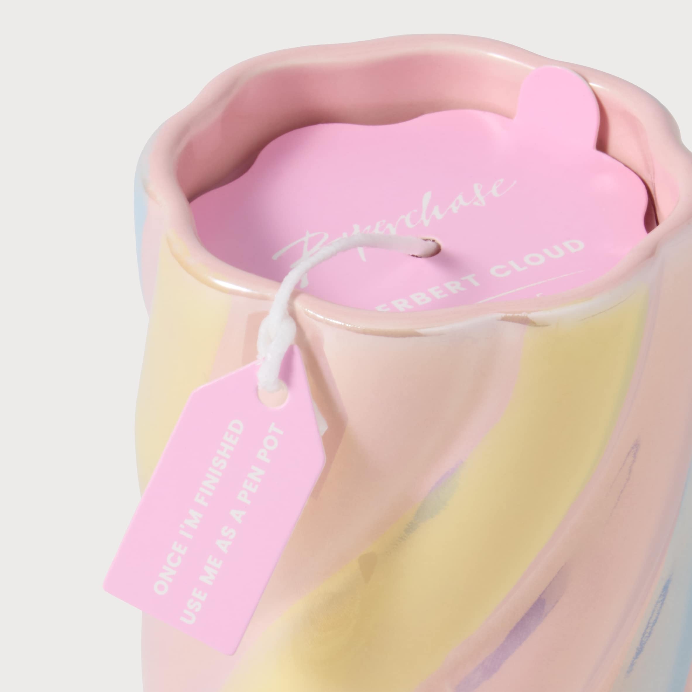 Paperchase Something Sweet Spiral Pastel Candle 170g thumbnail 4