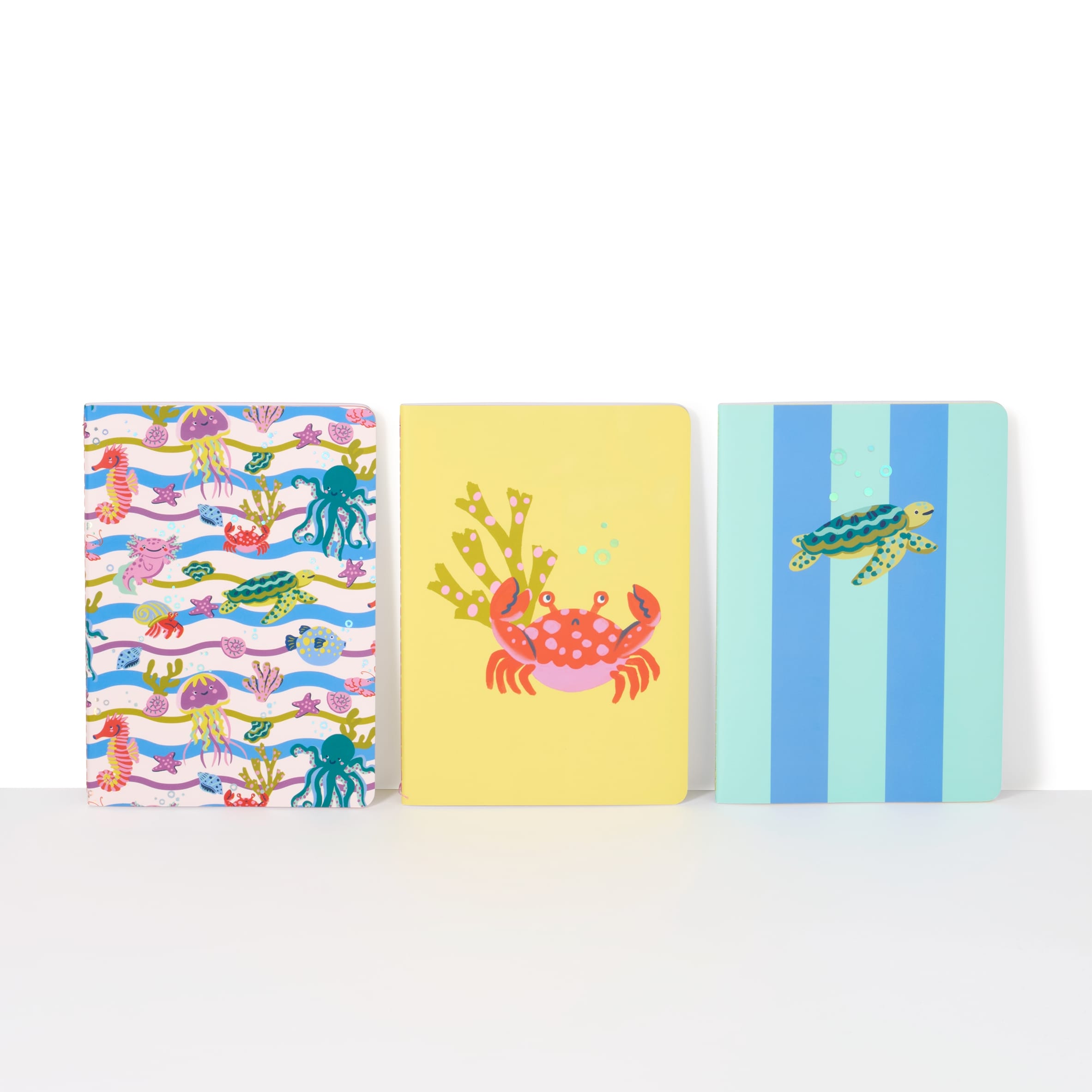 Paperchase Happy As a Fish A5 Notebook 3pk thumbnail 2