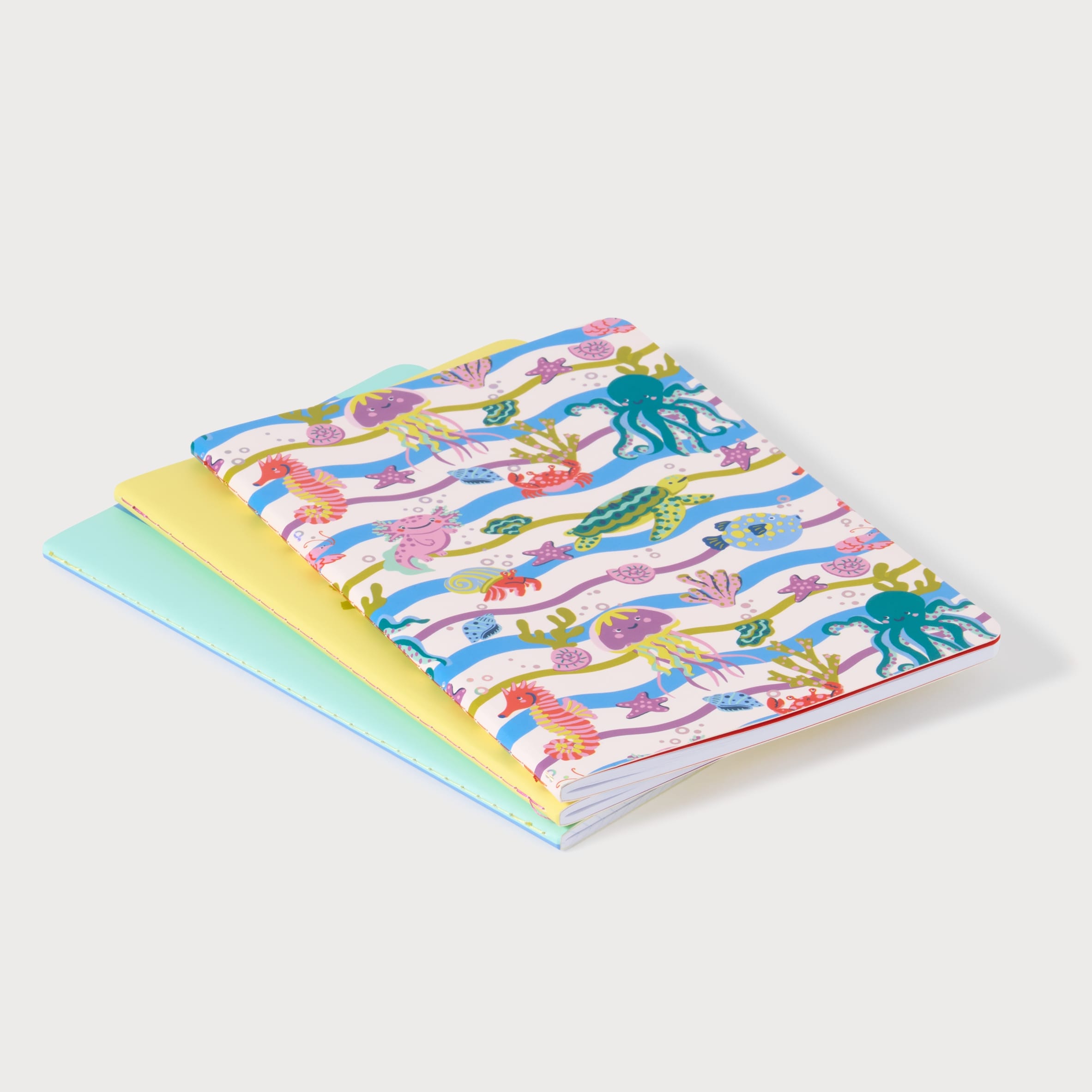 Paperchase Happy As a Fish A5 Notebook 3pk thumbnail 4